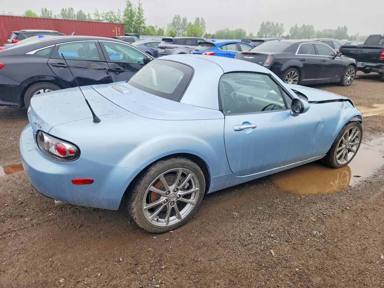 2008 Mazda Mx-5 Miata Blue vin: JM1NC26F680147181