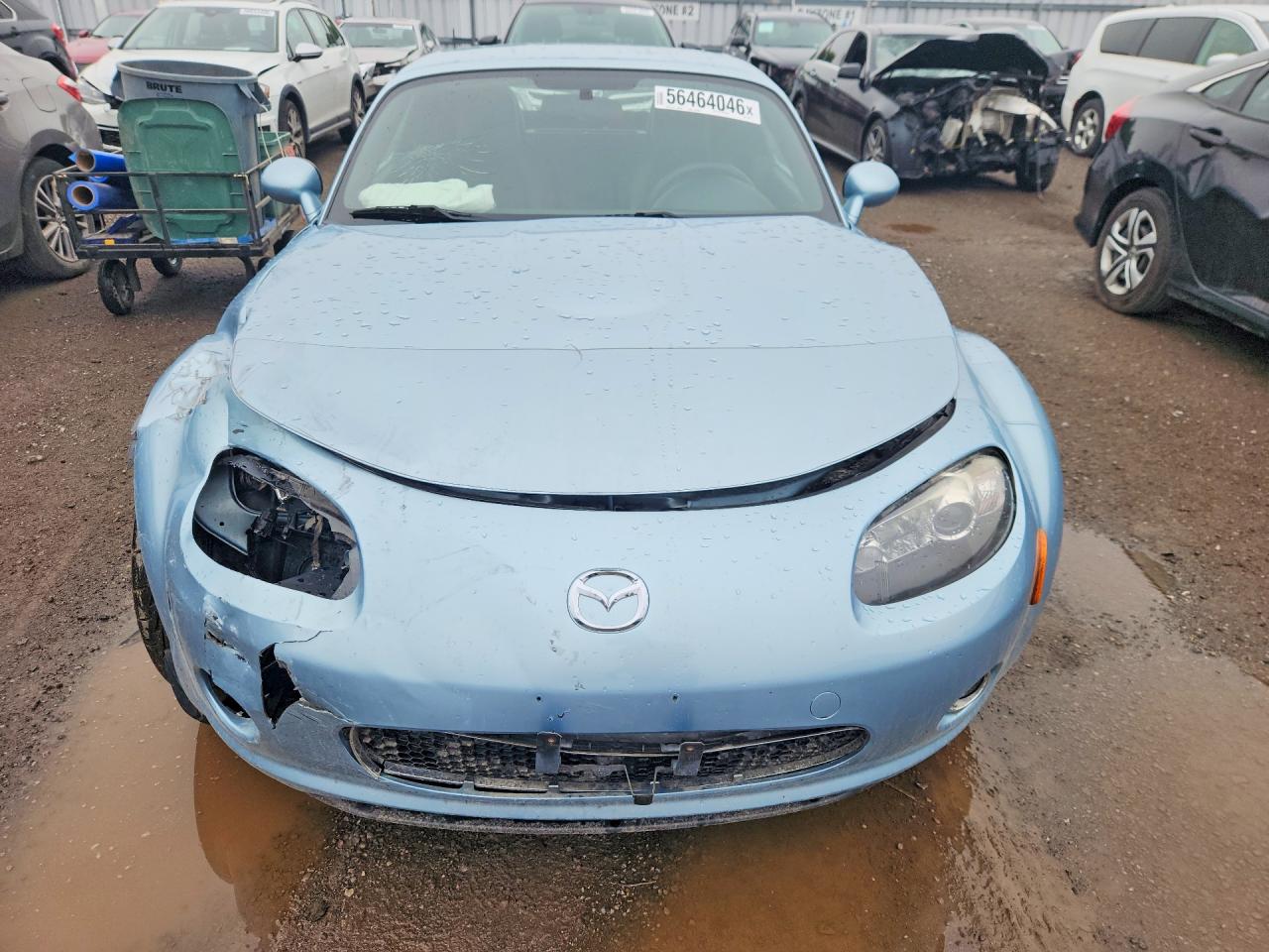 2008 Mazda Mx-5 Miata Blue vin: JM1NC26F680147181
