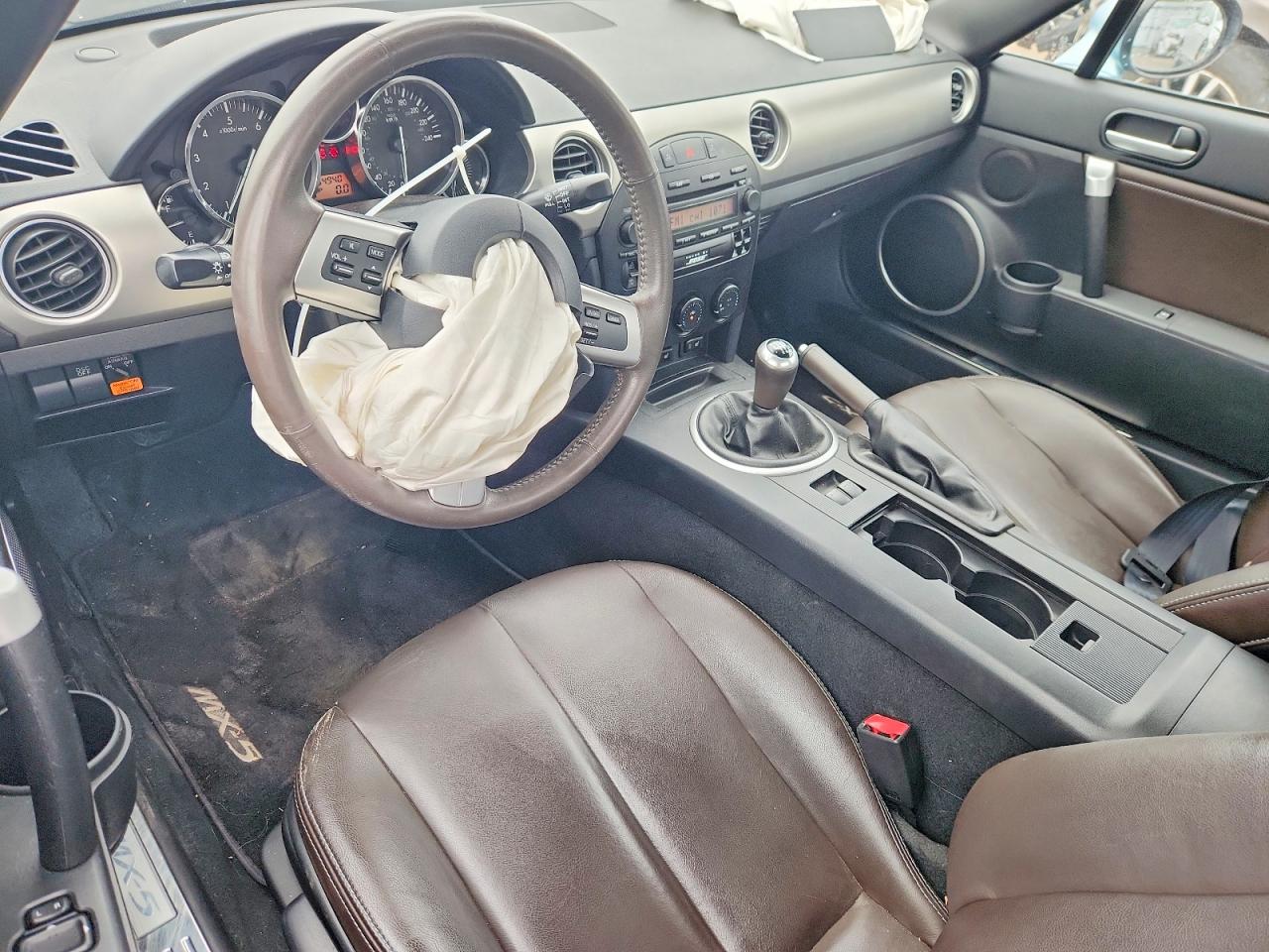2008 Mazda Mx-5 Miata Blue vin: JM1NC26F680147181