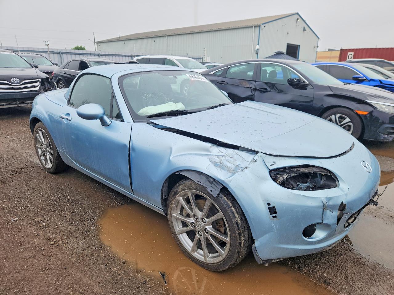 2008 Mazda Mx-5 Miata Blue vin: JM1NC26F680147181