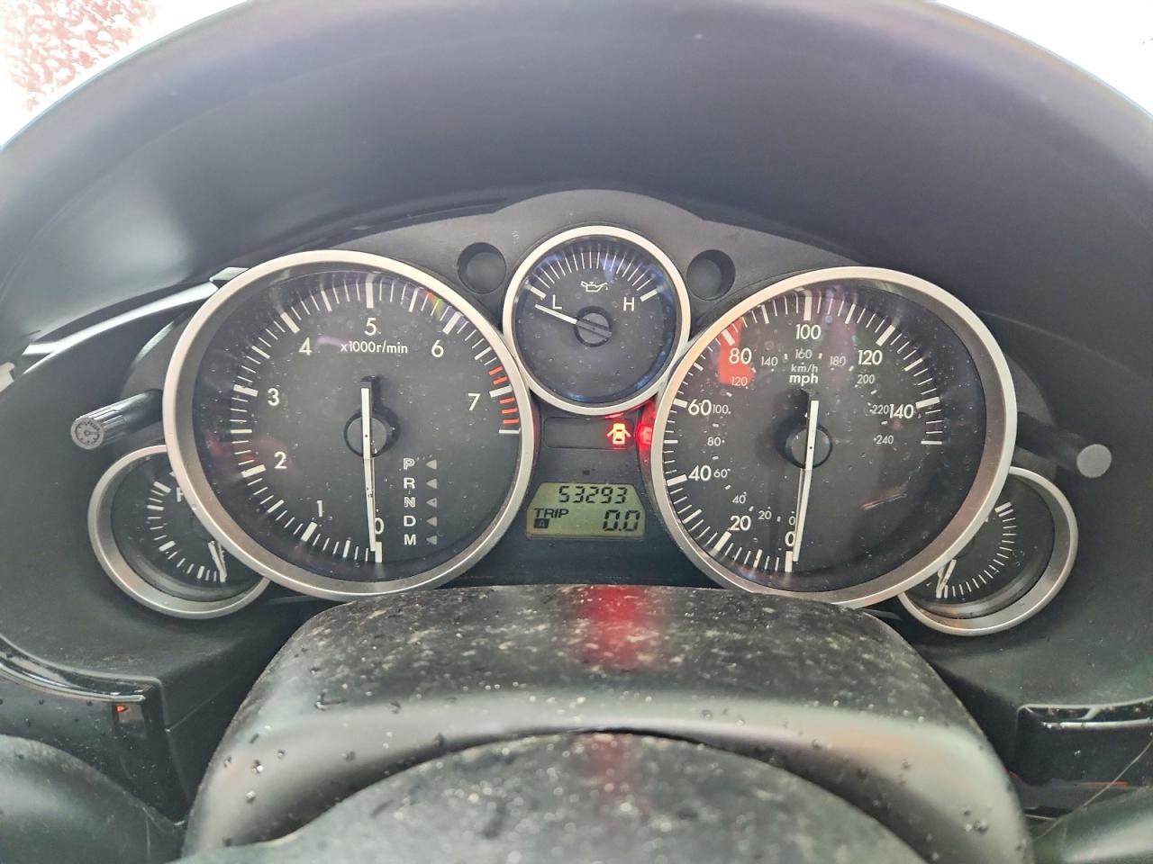 2008 Mazda Mx-5 Miata Red vin: JM1NC26F680152641