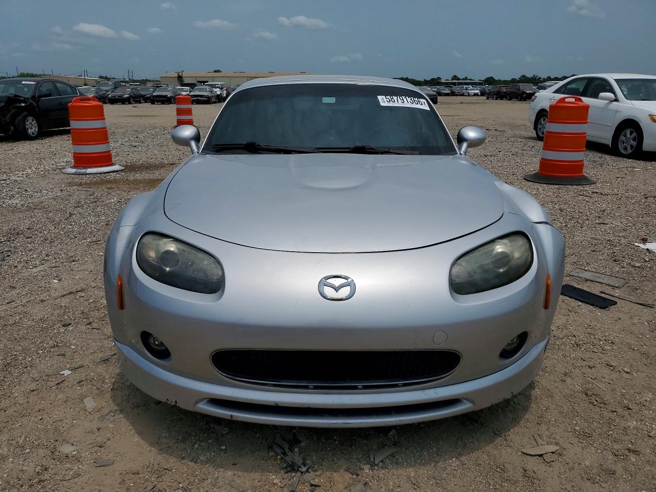 2007 Mazda Mx-5 Miata Silver vin: JM1NC26F770128122