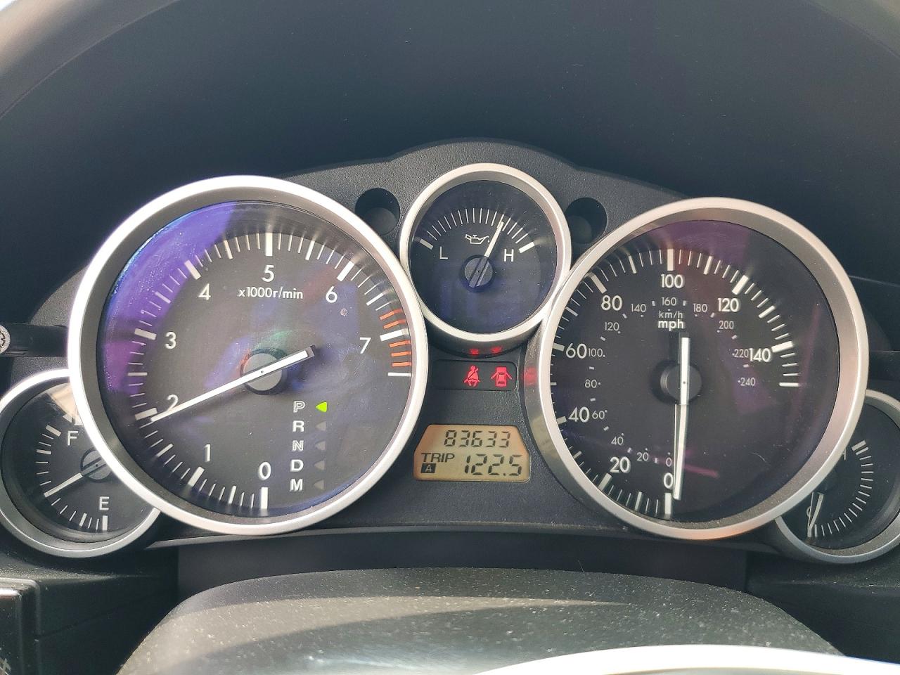 2007 Mazda Mx-5 Miata Silver vin: JM1NC26F770128122