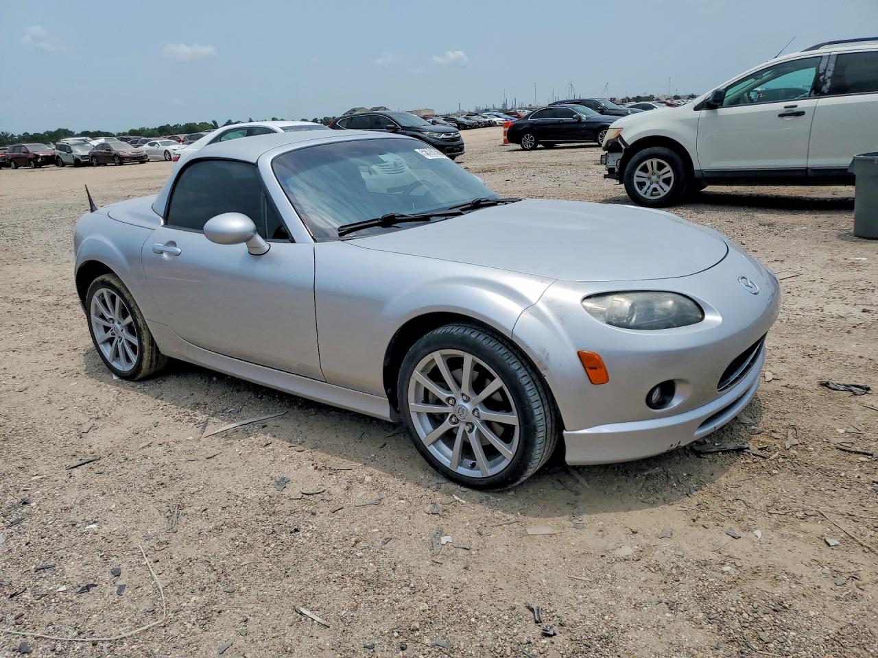 2007 Mazda Mx-5 Miata Silver vin: JM1NC26F770128122