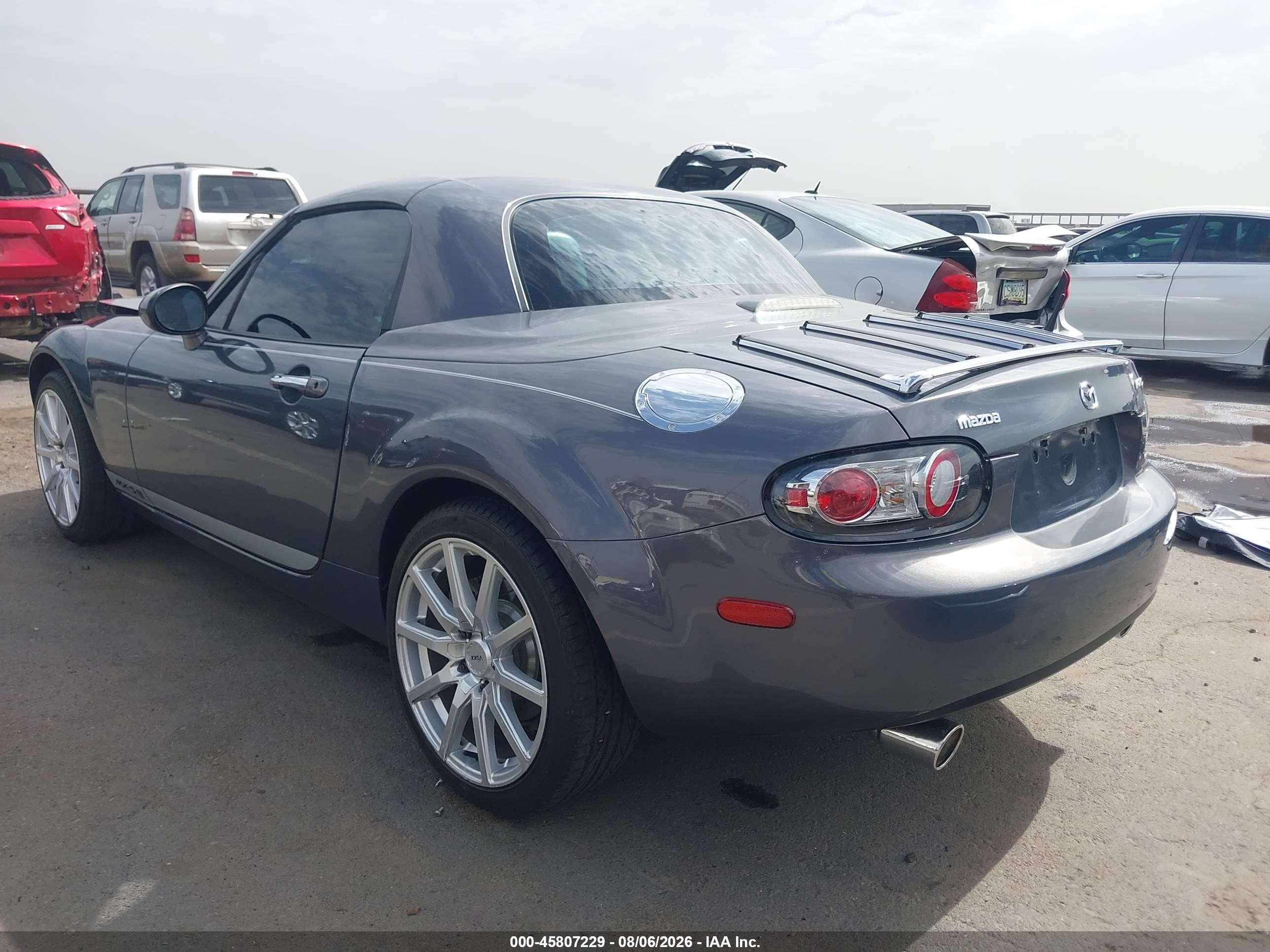 2007 Mazda Mx-5 Grand Touring Gray vin: JM1NC26F770134986