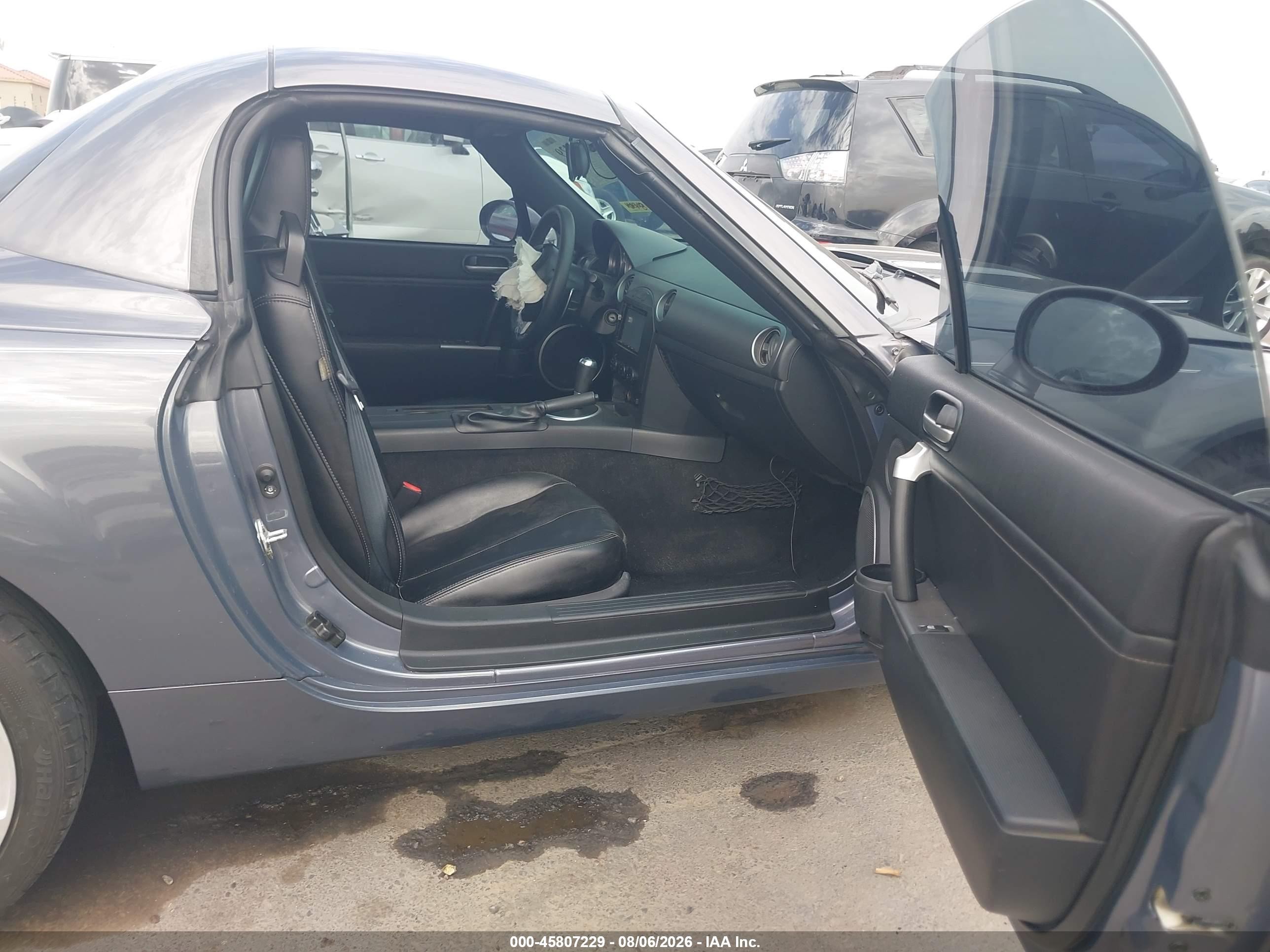 2007 Mazda Mx-5 Grand Touring Gray vin: JM1NC26F770134986