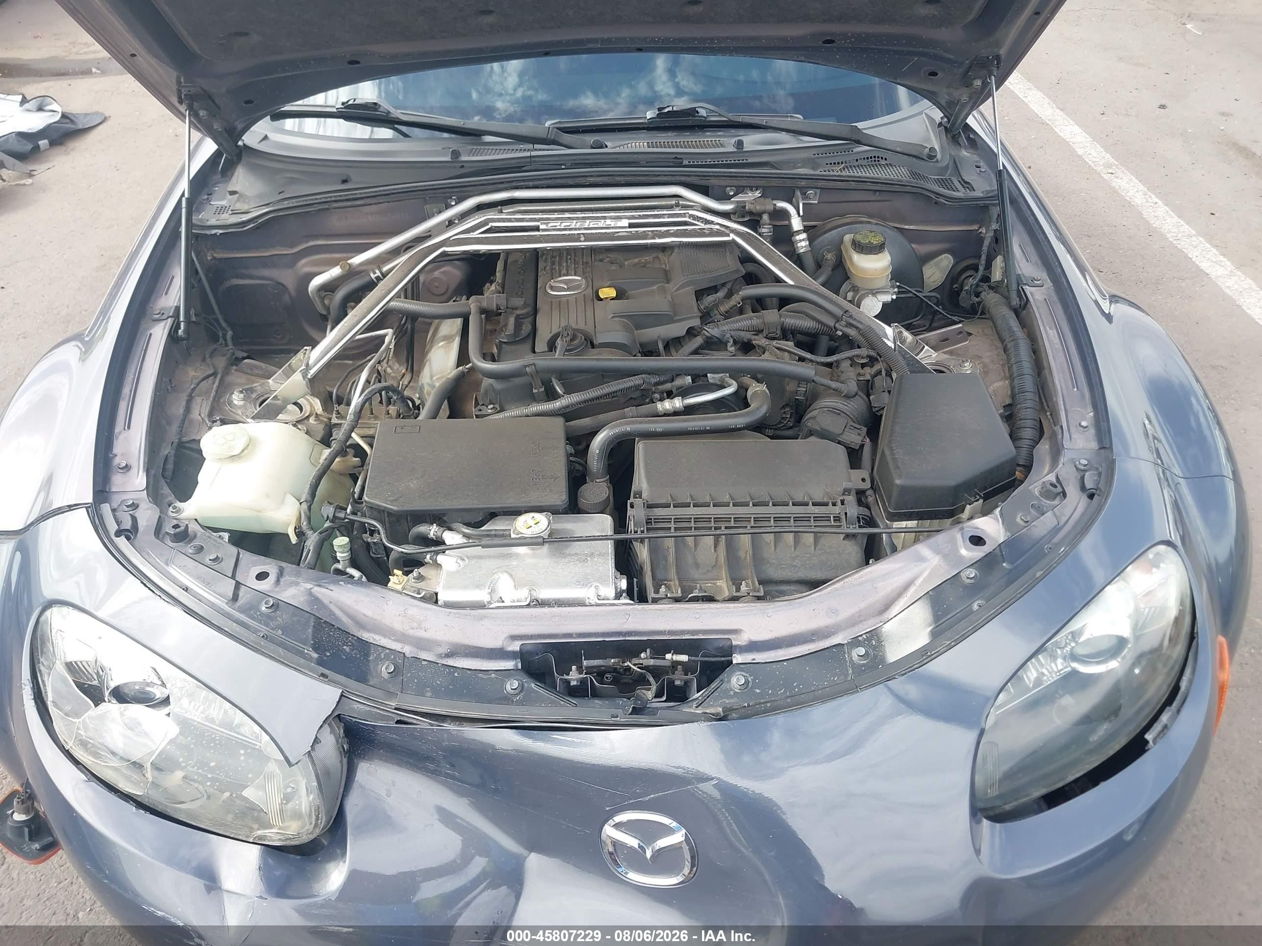 2007 Mazda Mx-5 Grand Touring Gray vin: JM1NC26F770134986