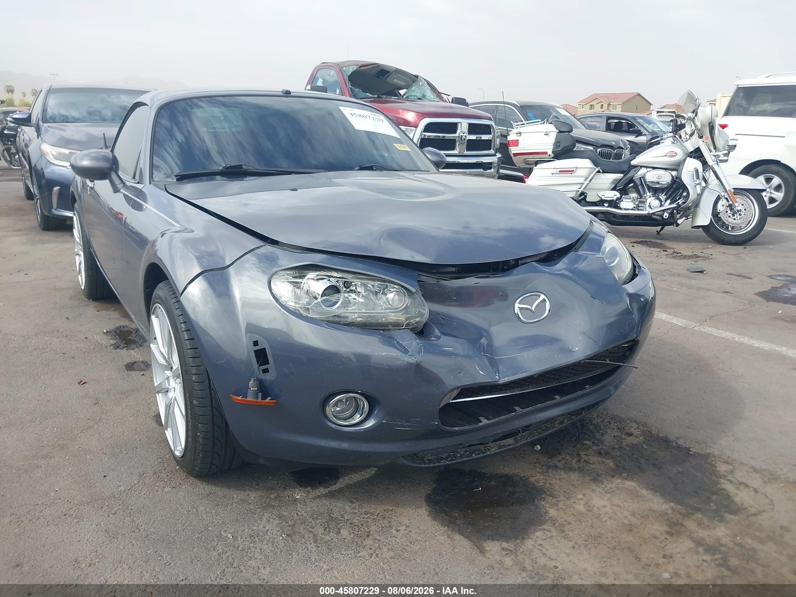2007 Mazda Mx-5 Grand Touring Gray vin: JM1NC26F770134986