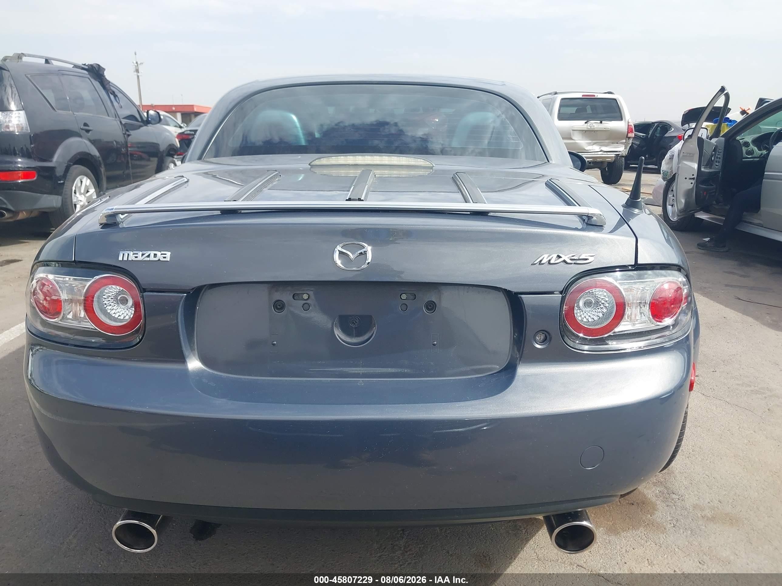 2007 Mazda Mx-5 Grand Touring Gray vin: JM1NC26F770134986