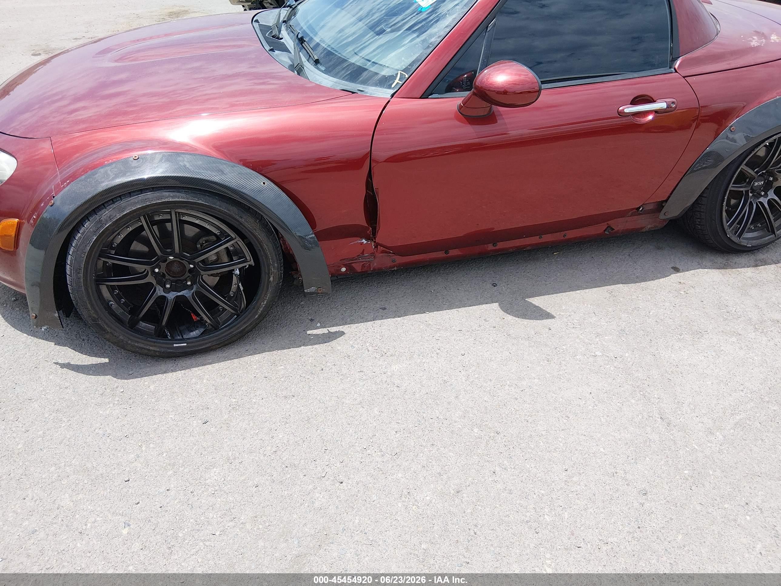 2008 Mazda Mx-5 Grand Touring Burgundy vin: JM1NC26F780157153