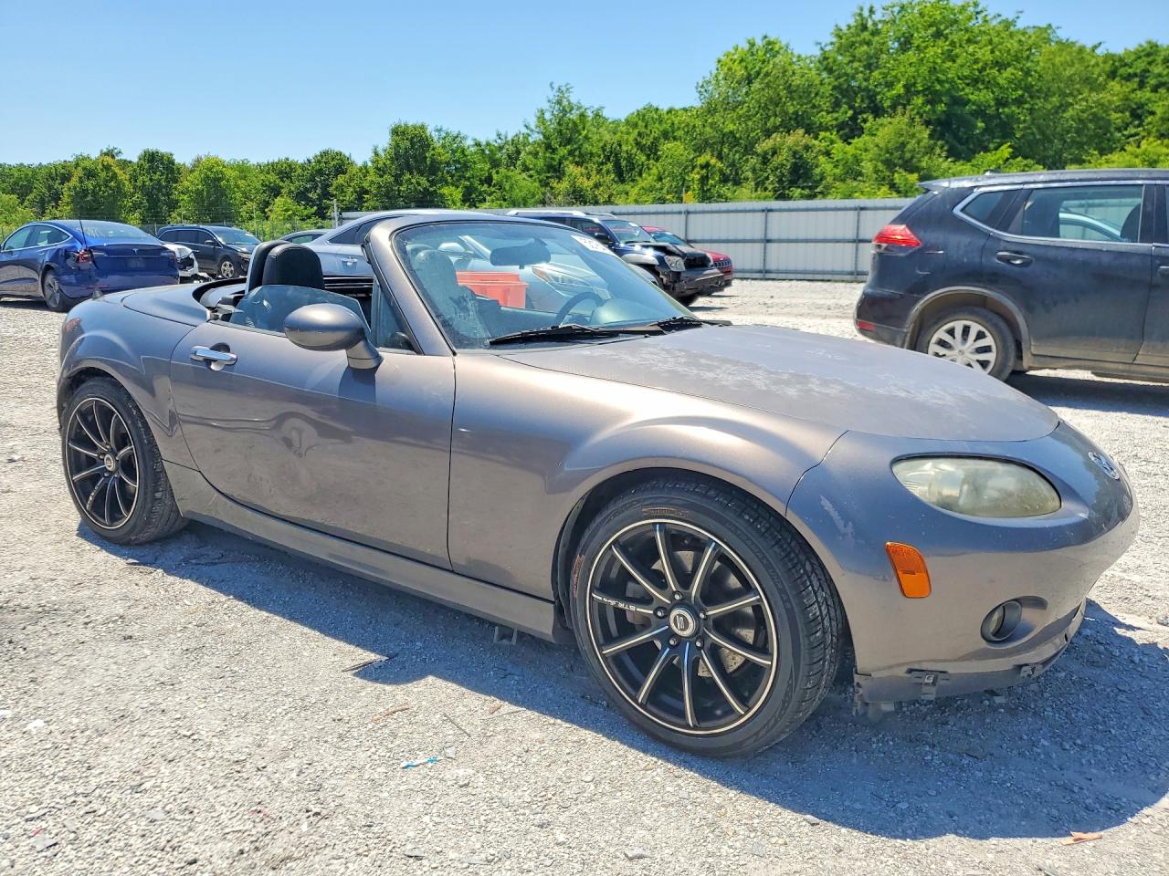 2007 Mazda Mx-5 Miata Gray vin: JM1NC26F870132745