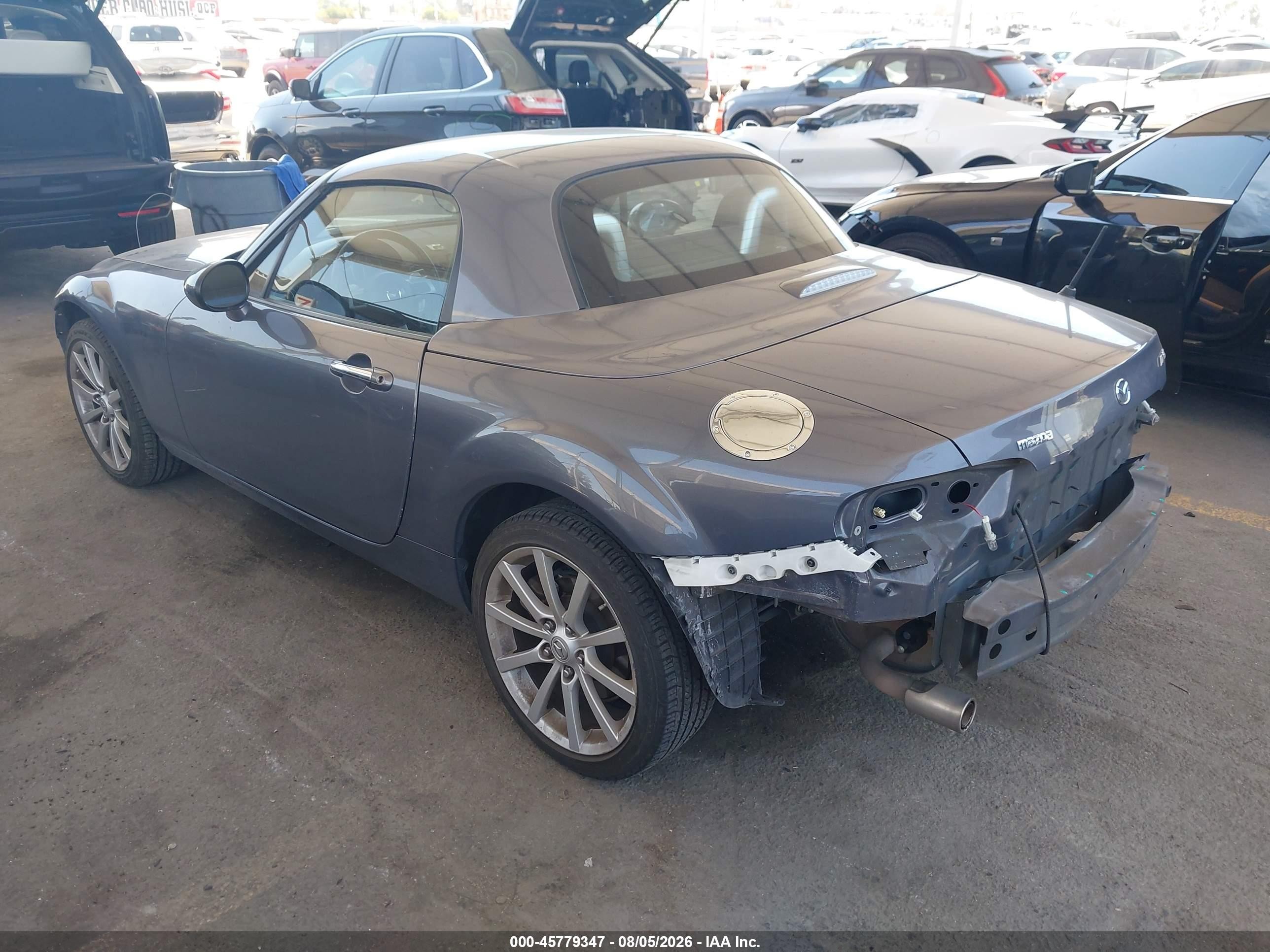 2008 Mazda Mx-5 Touring Gray vin: JM1NC26F880142905