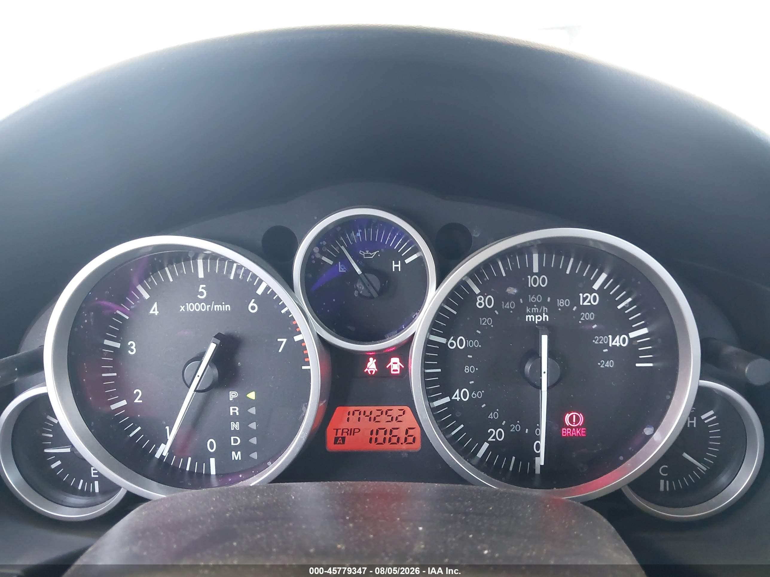 2008 Mazda Mx-5 Touring Gray vin: JM1NC26F880142905