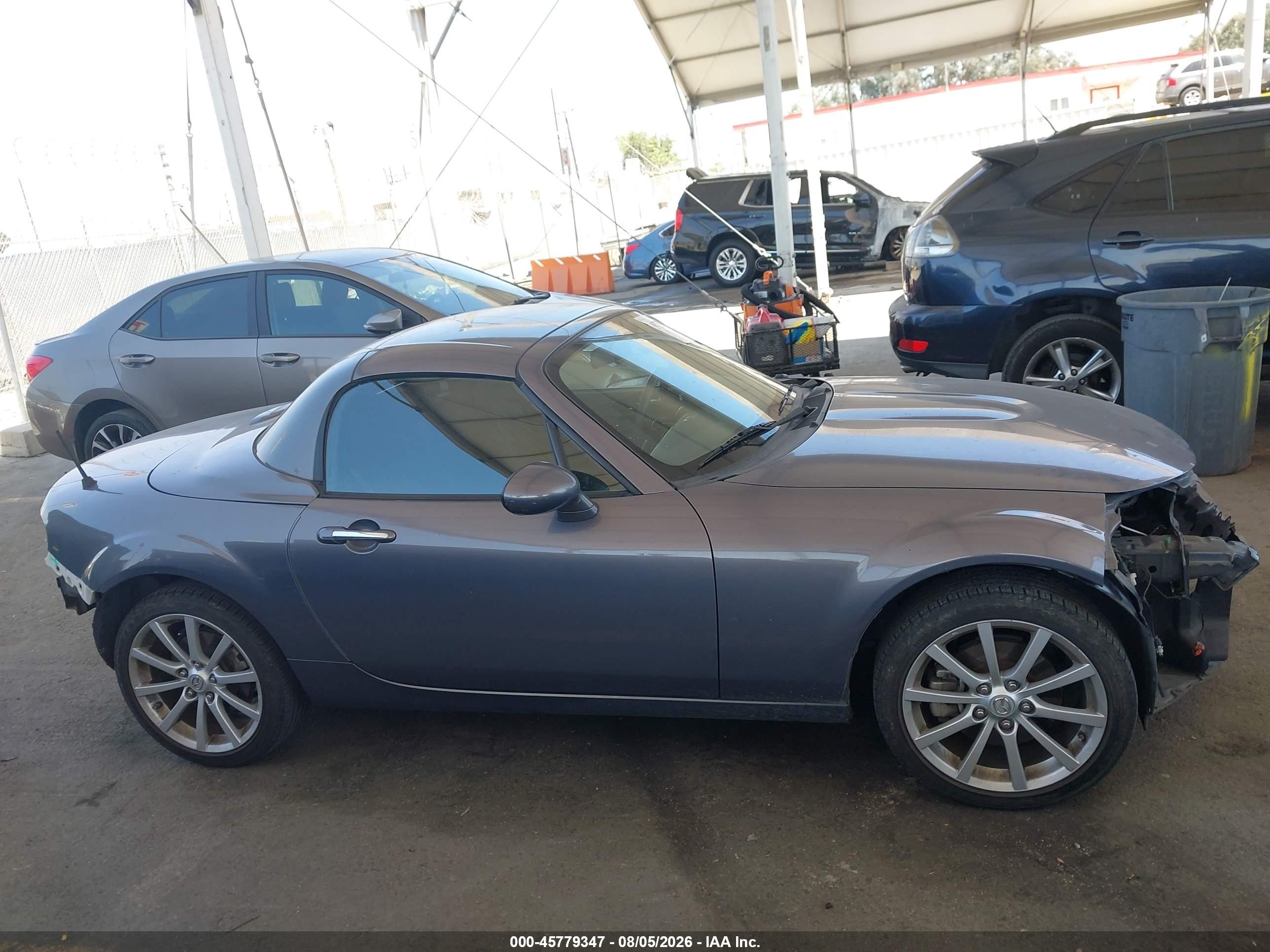 2008 Mazda Mx-5 Touring Gray vin: JM1NC26F880142905
