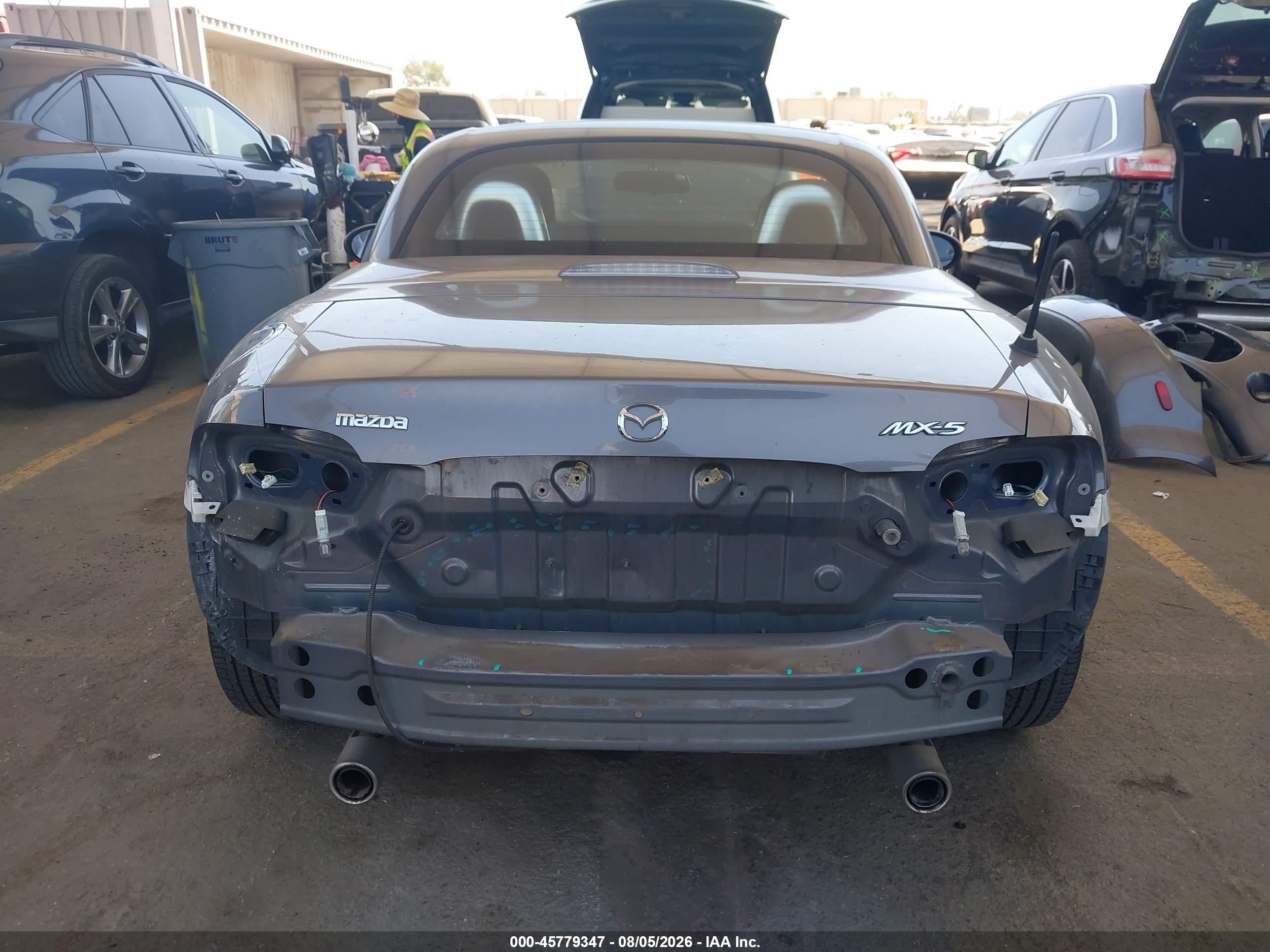 2008 Mazda Mx-5 Touring Gray vin: JM1NC26F880142905
