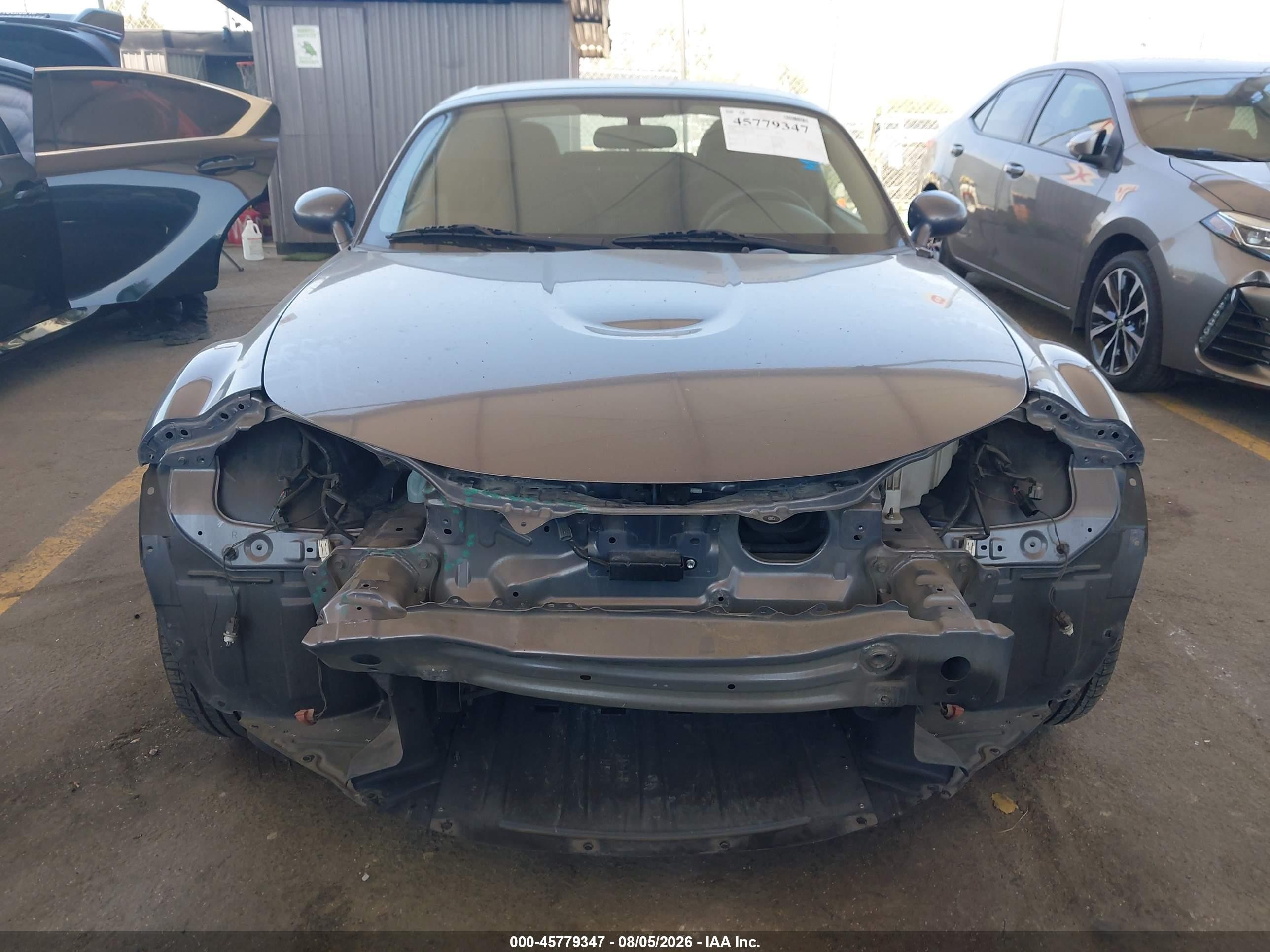 2008 Mazda Mx-5 Touring Gray vin: JM1NC26F880142905