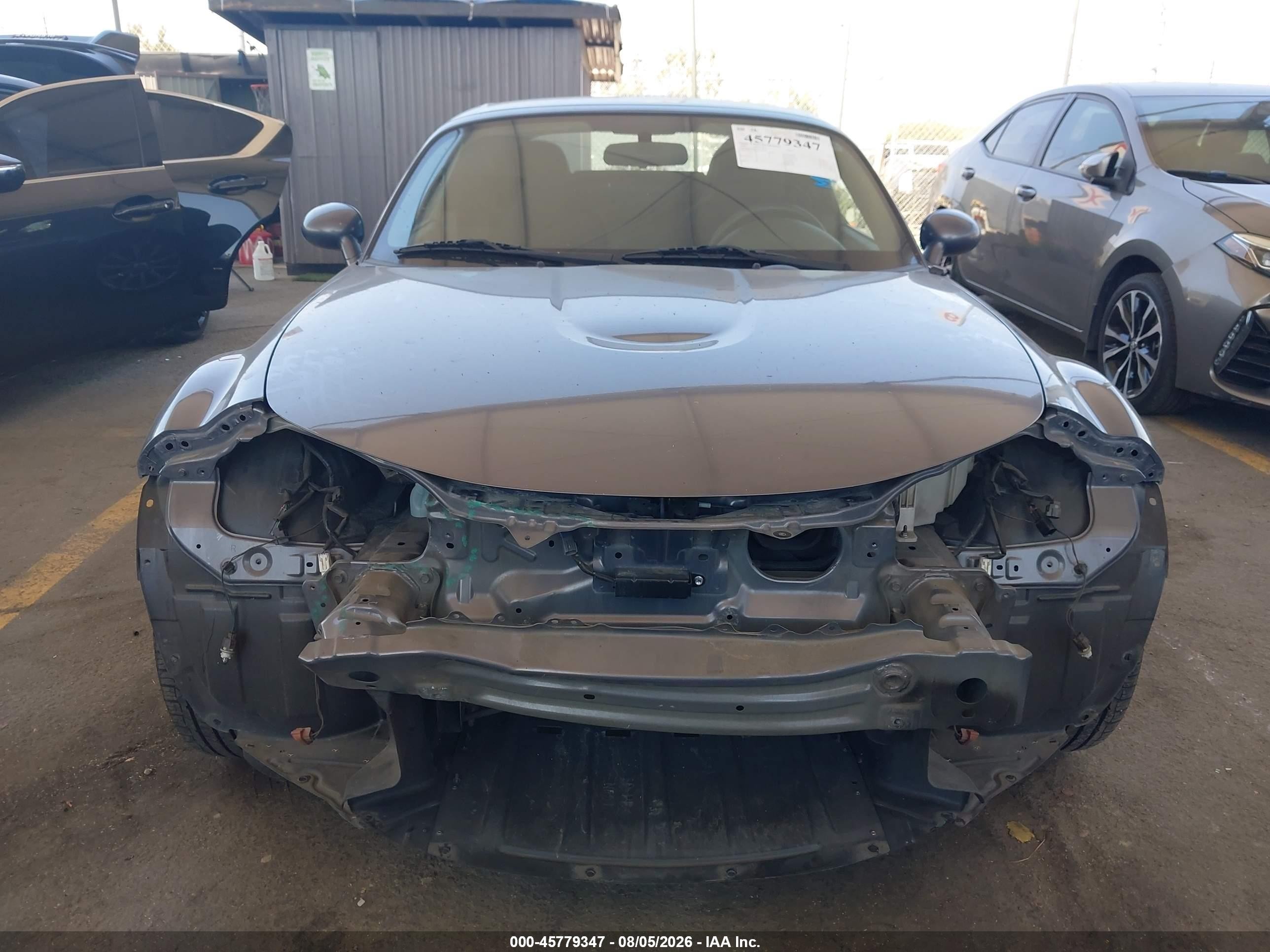 2008 Mazda Mx-5 Touring Gray vin: JM1NC26F880142905