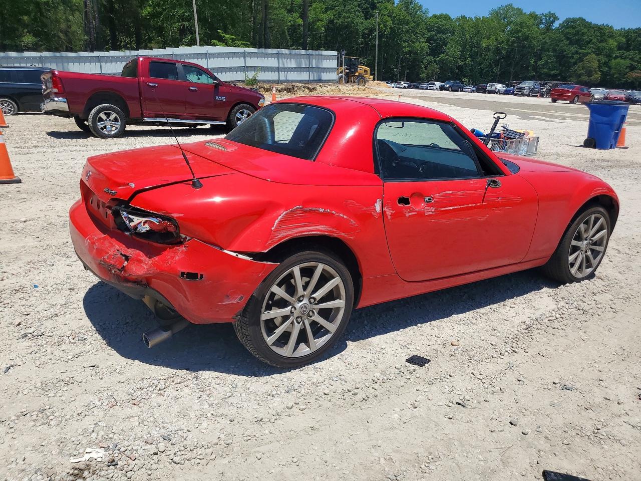 2008 Mazda Mx-5 Miata Red vin: JM1NC26F880149644