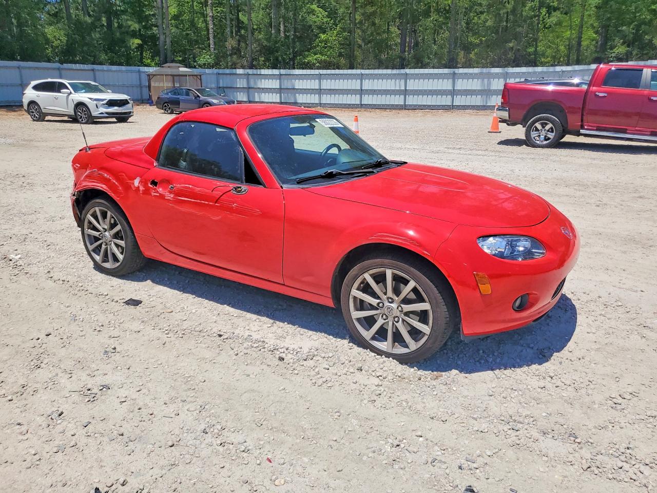 2008 Mazda Mx-5 Miata Red vin: JM1NC26F880149644