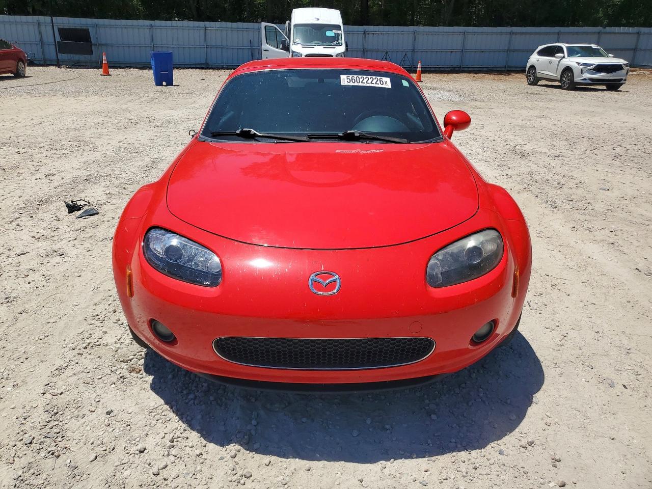 2008 Mazda Mx-5 Miata Red vin: JM1NC26F880149644