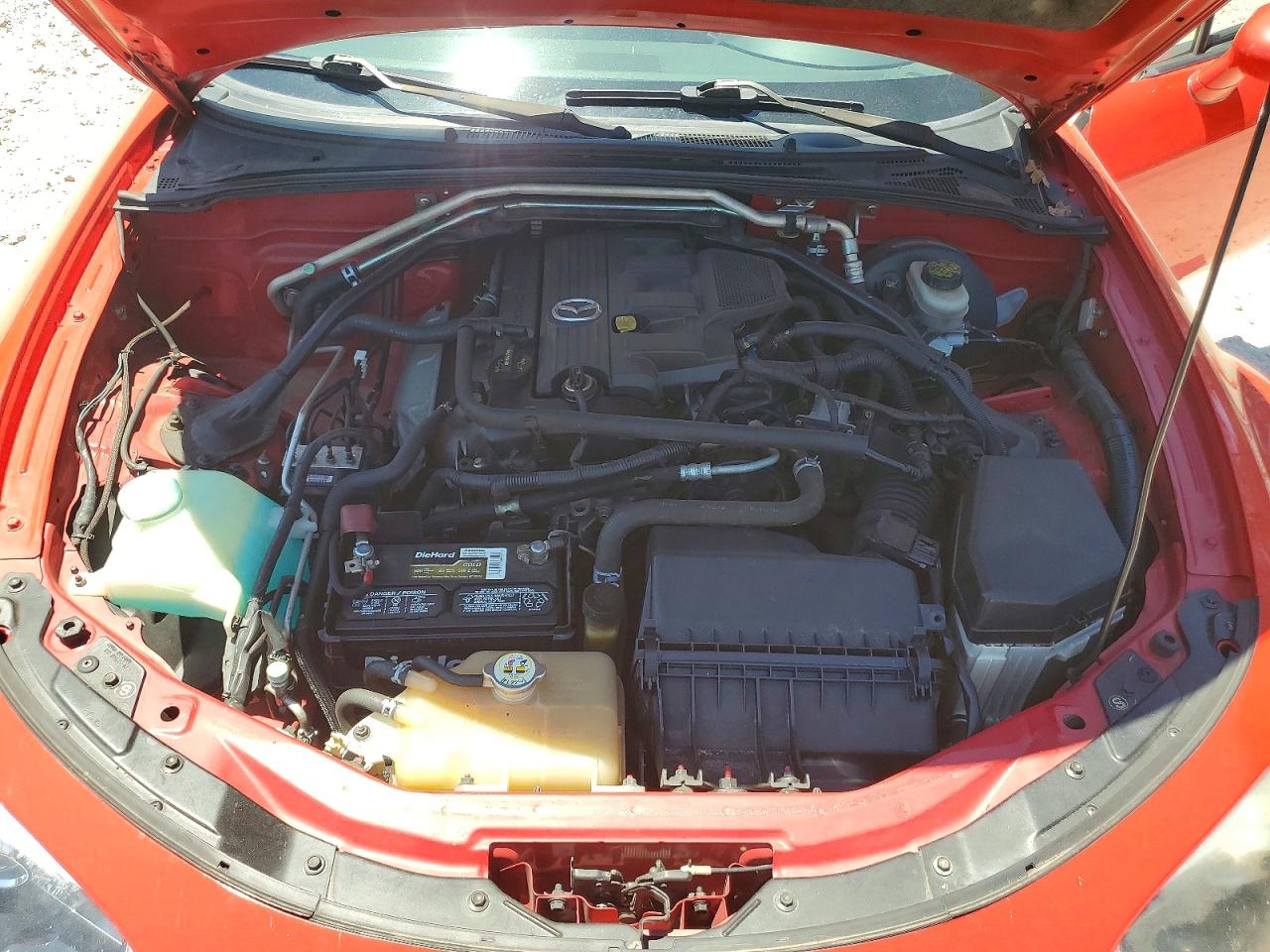 2008 Mazda Mx-5 Miata Red vin: JM1NC26F880149644