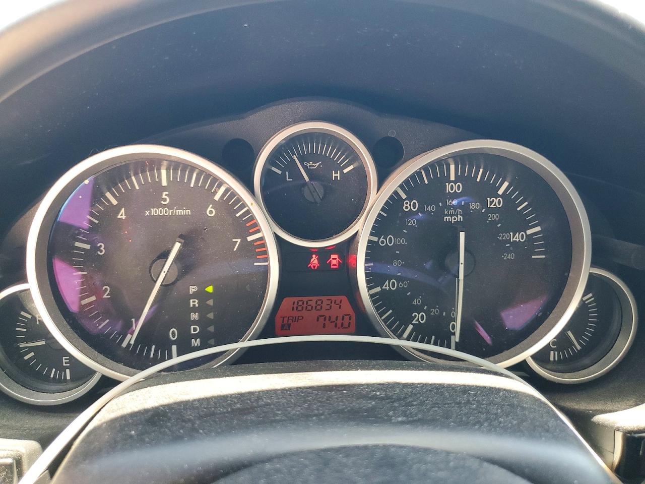 2008 Mazda Mx-5 Miata Red vin: JM1NC26F880149644