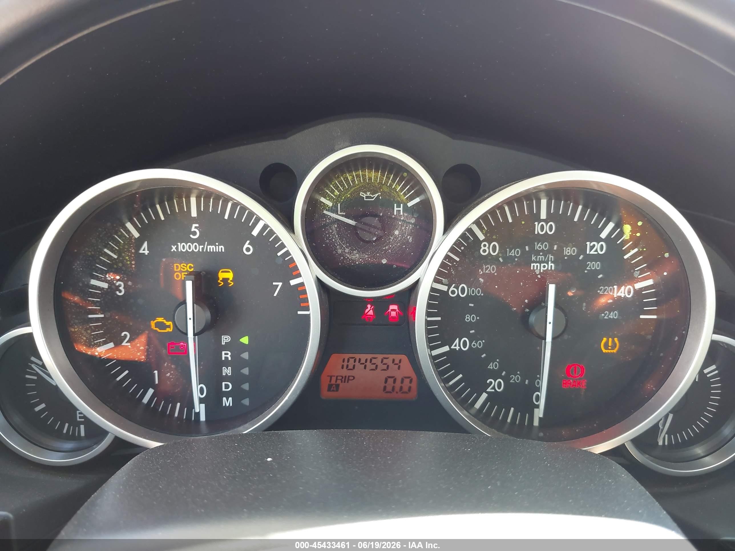 2008 Mazda Mx-5 Grand Touring Red vin: JM1NC26F880151118