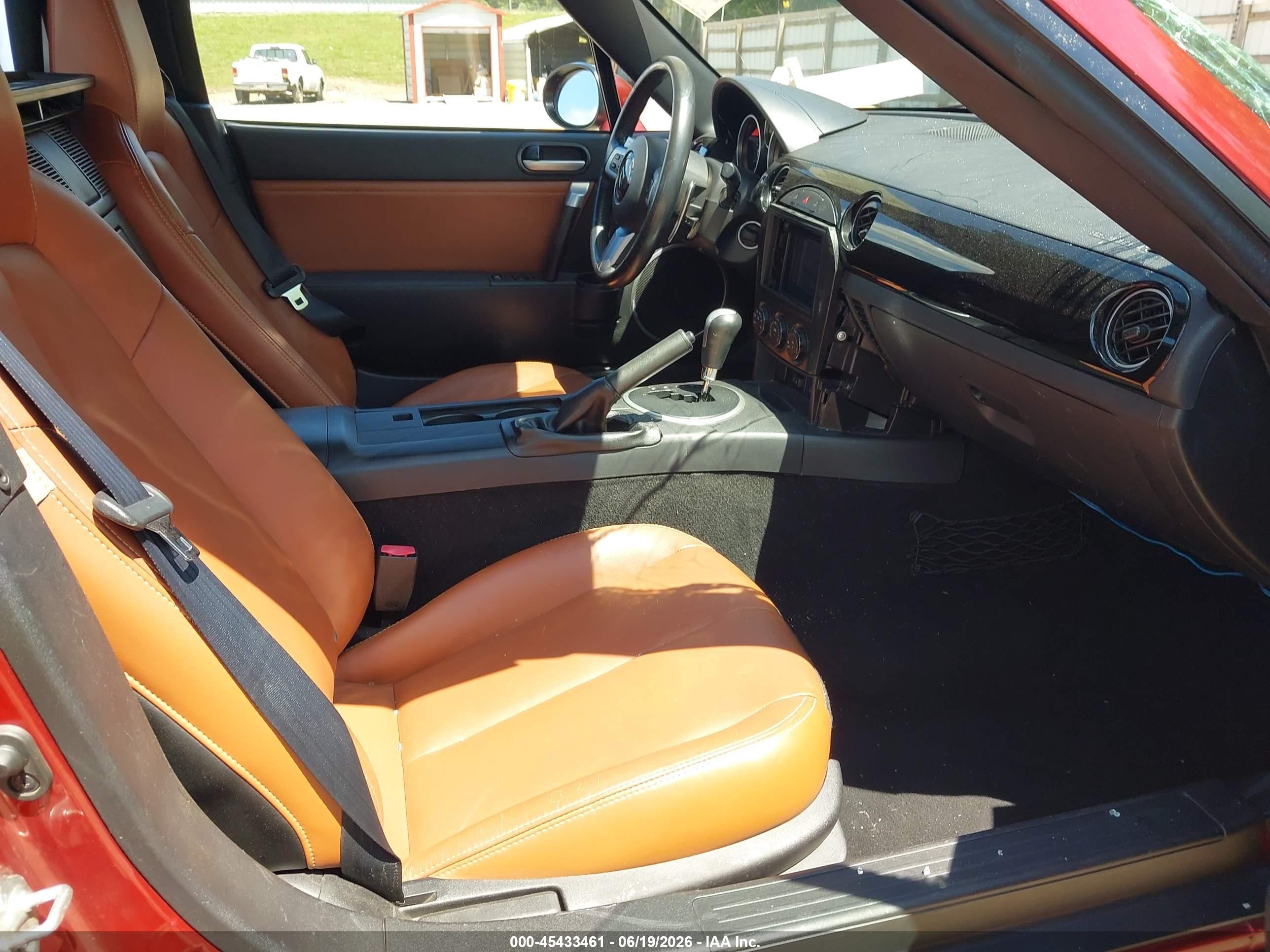 2008 Mazda Mx-5 Grand Touring Red vin: JM1NC26F880151118