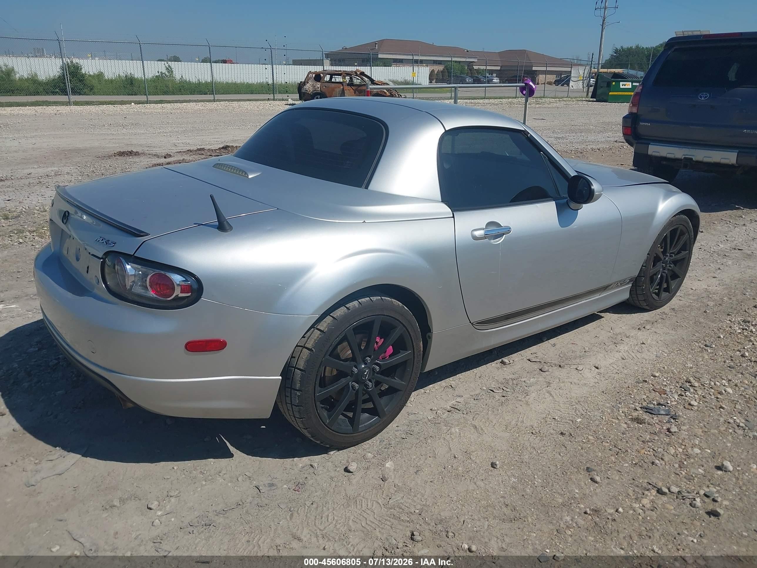 2008 Mazda Mx-5 Grand Touring Silver vin: JM1NC26F880157159