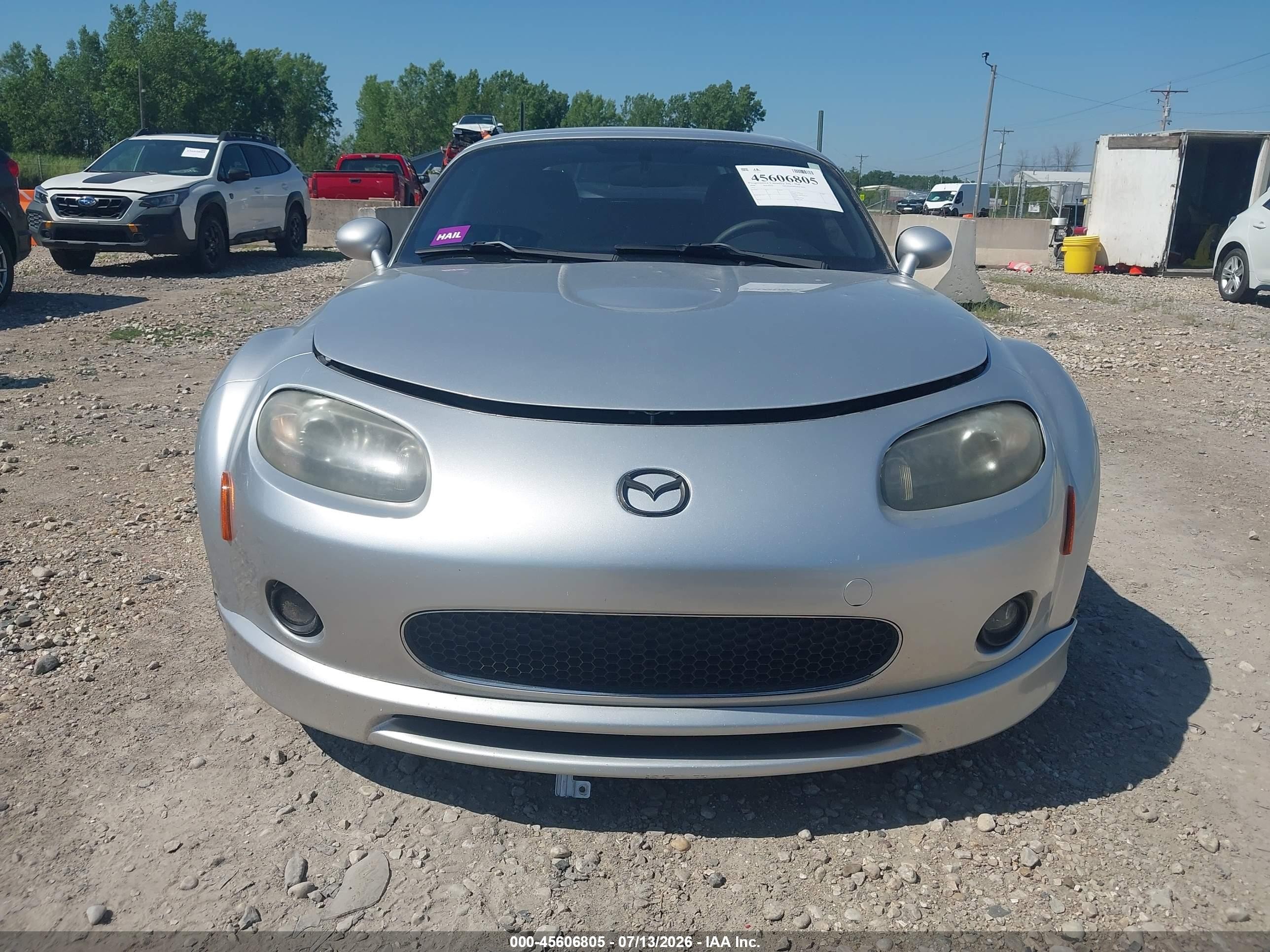 2008 Mazda Mx-5 Grand Touring Silver vin: JM1NC26F880157159