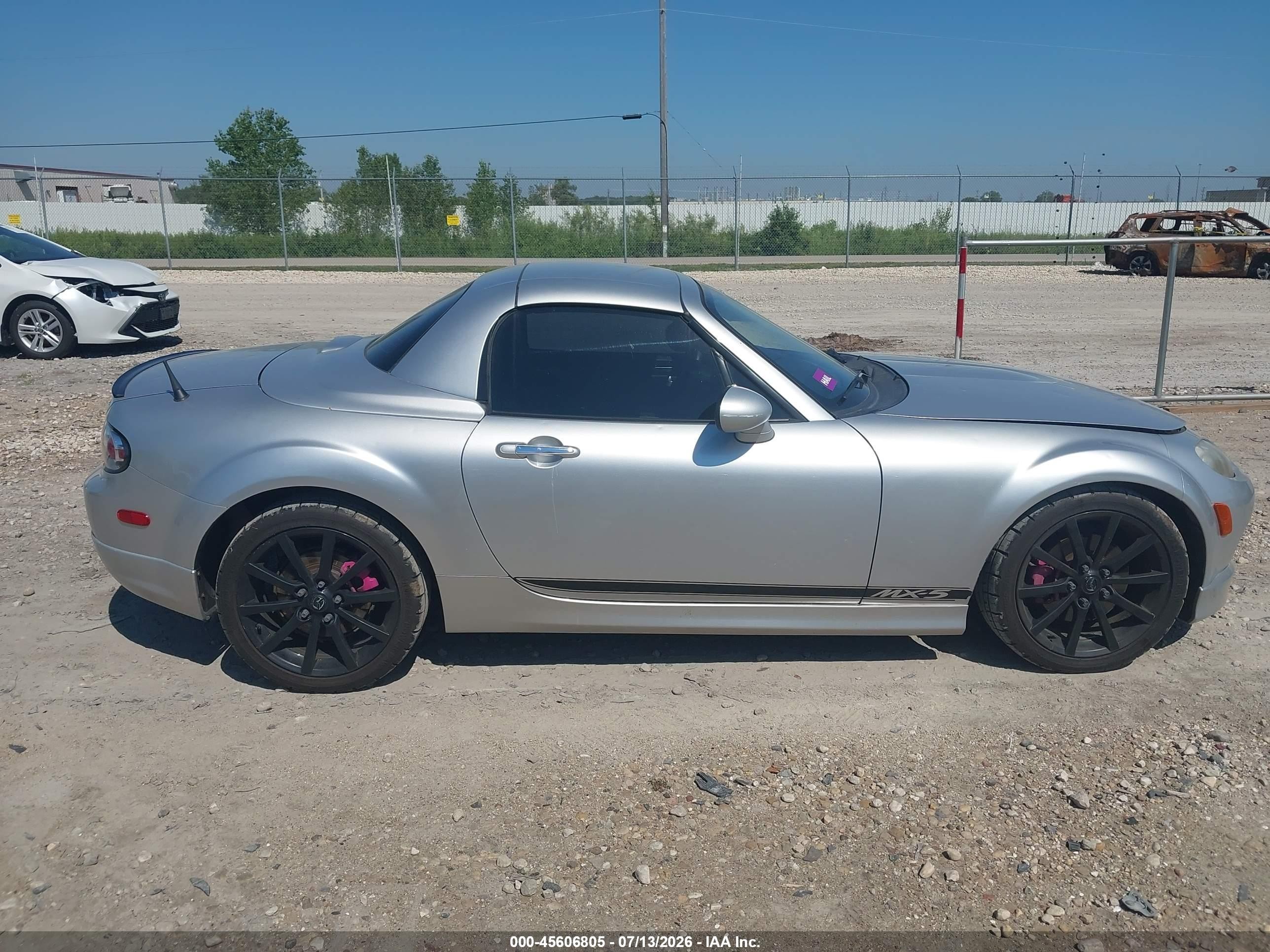 2008 Mazda Mx-5 Grand Touring Silver vin: JM1NC26F880157159