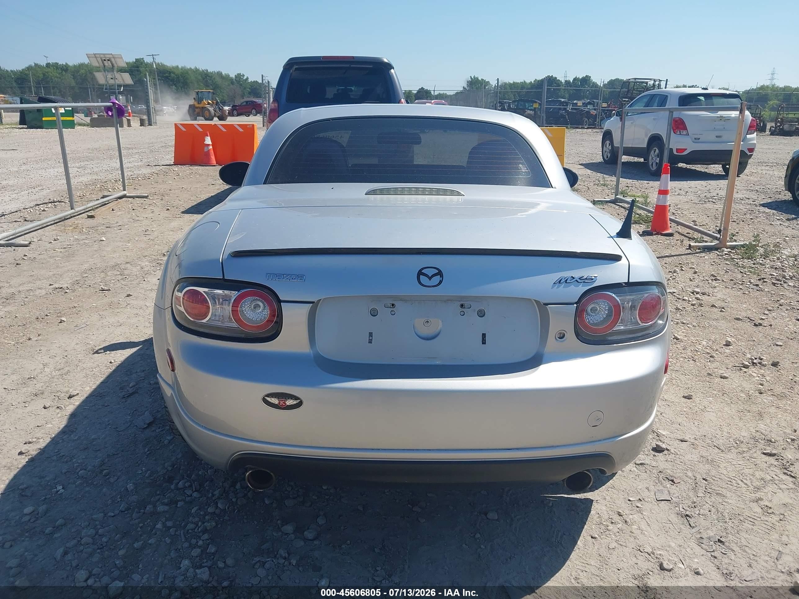 2008 Mazda Mx-5 Grand Touring Silver vin: JM1NC26F880157159