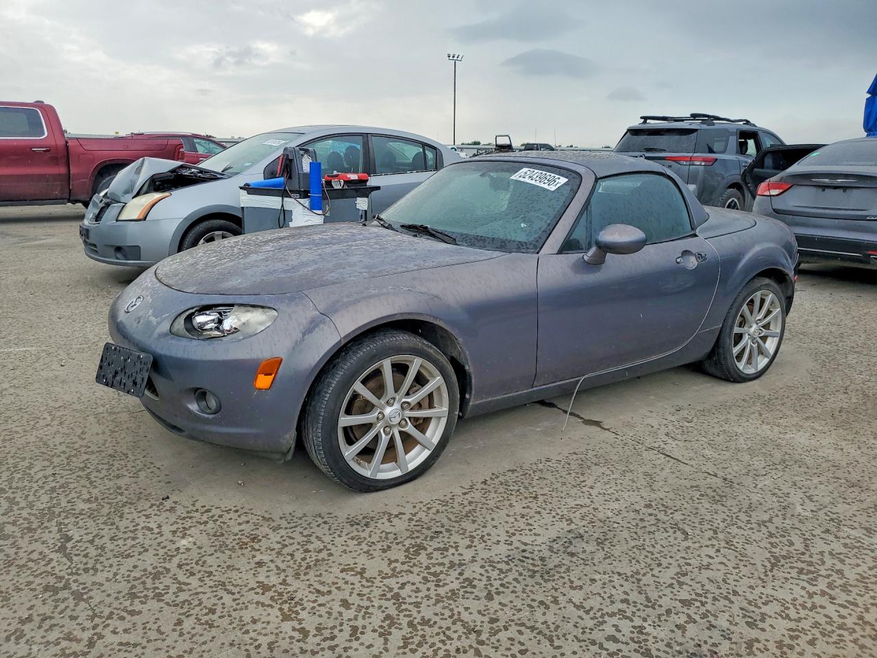 2008 Mazda Mx-5 Miata Gray vin: JM1NC26F980157204