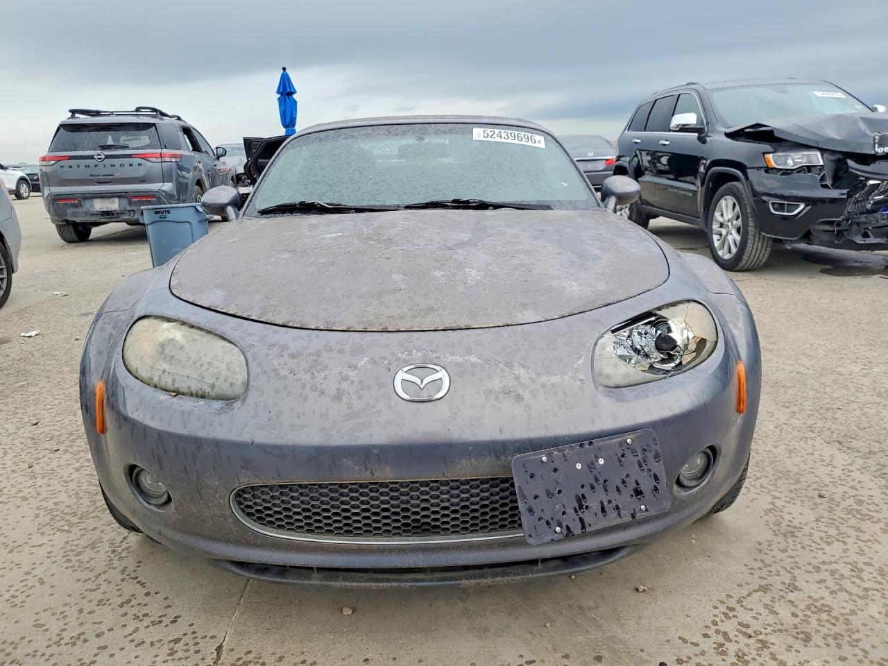 2008 Mazda Mx-5 Miata Gray vin: JM1NC26F980157204