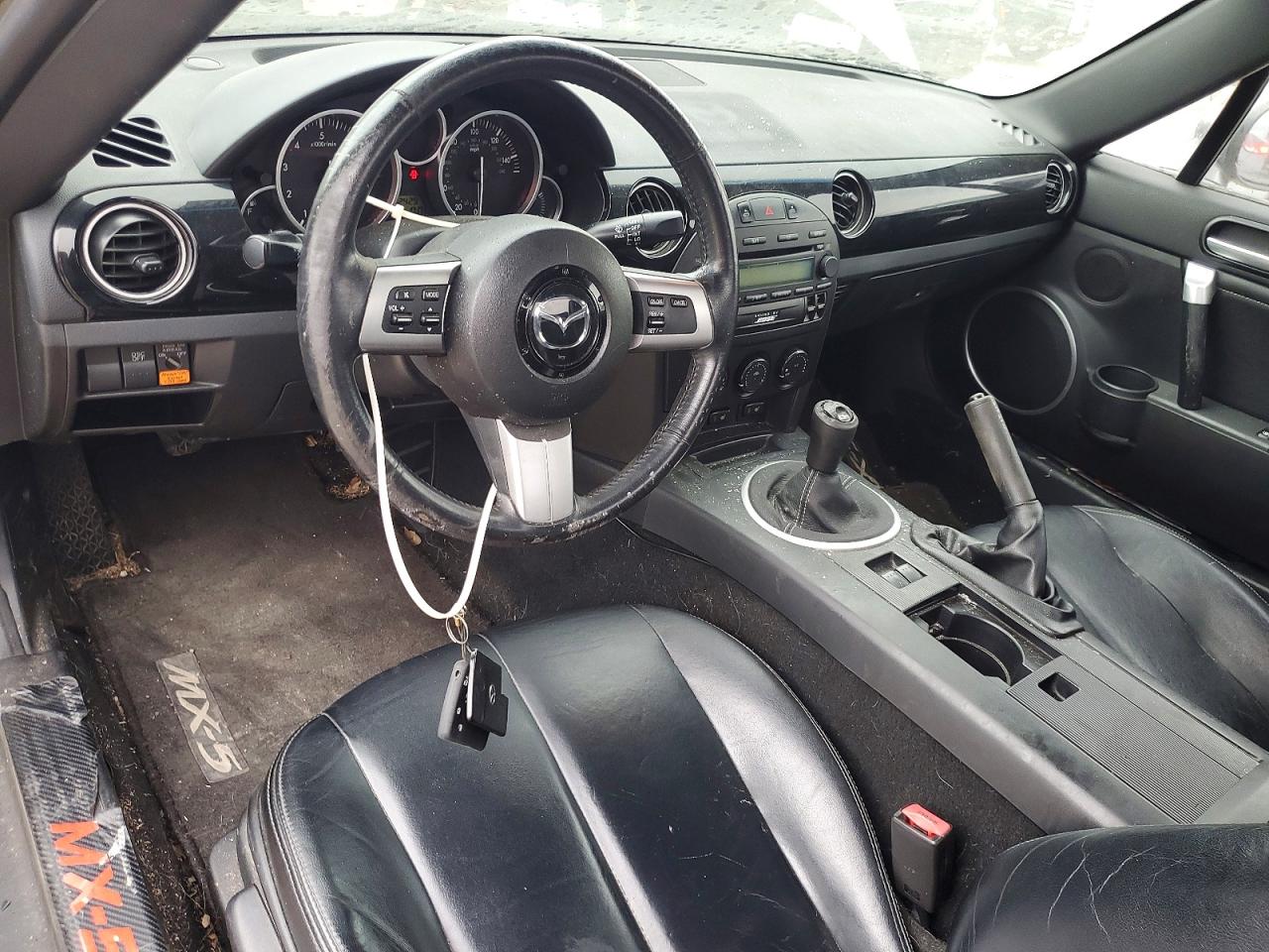 2008 Mazda Mx-5 Miata Gray vin: JM1NC26F980157204