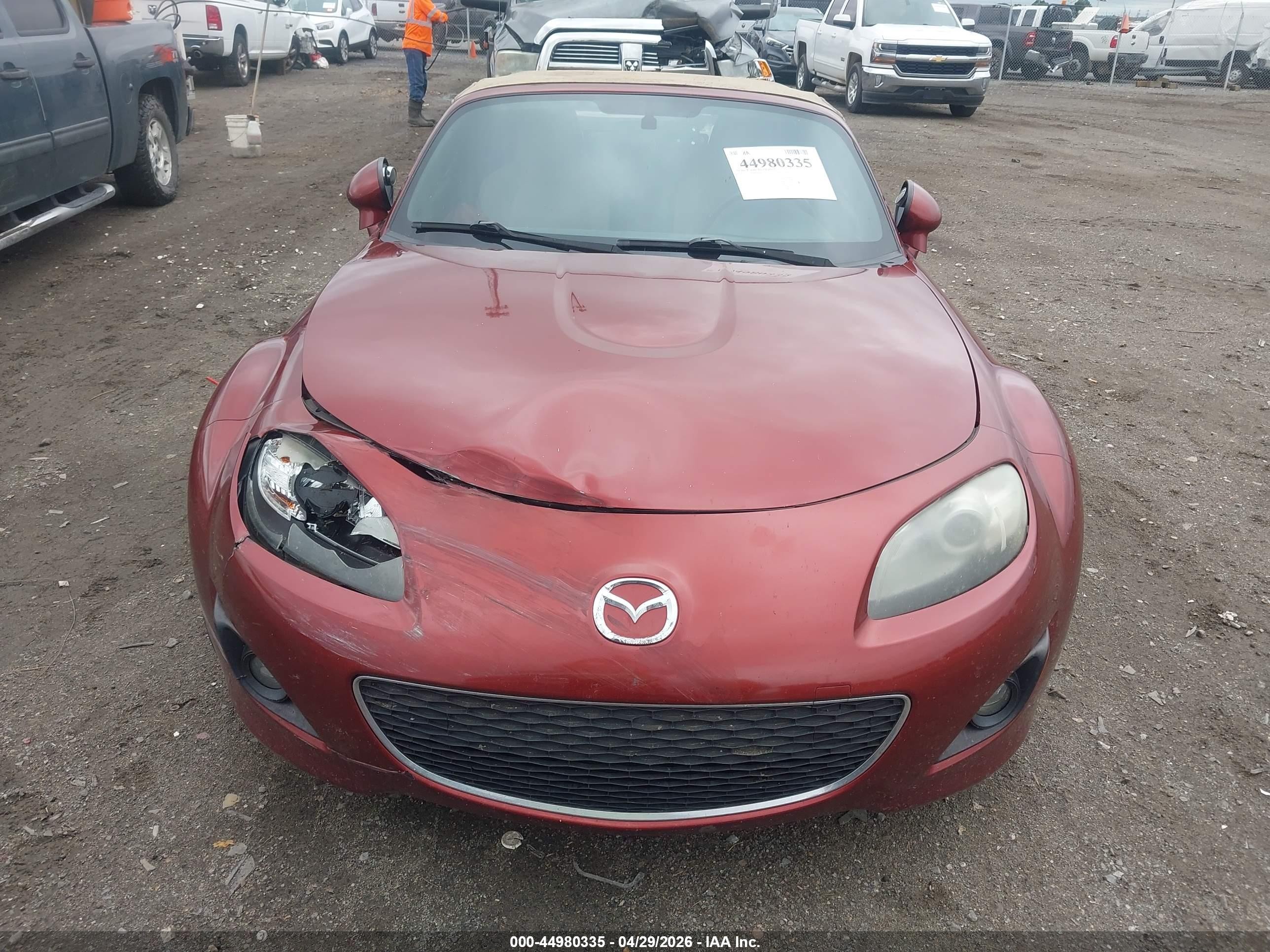 2010 Mazda Mx-5 Miata Grand Touring Red vin: JM1NC2EF0A0211139
