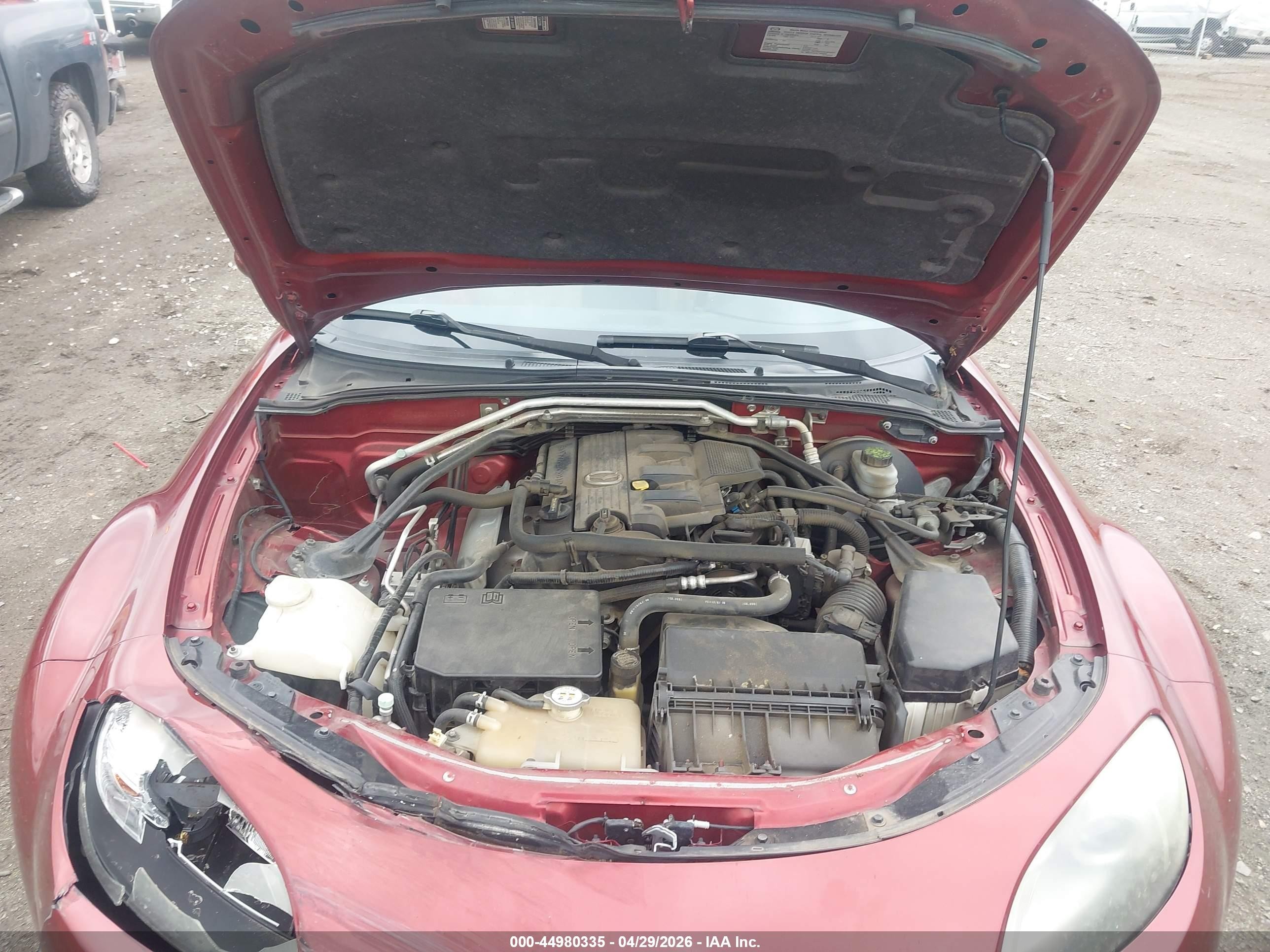 2010 Mazda Mx-5 Miata Grand Touring Red vin: JM1NC2EF0A0211139