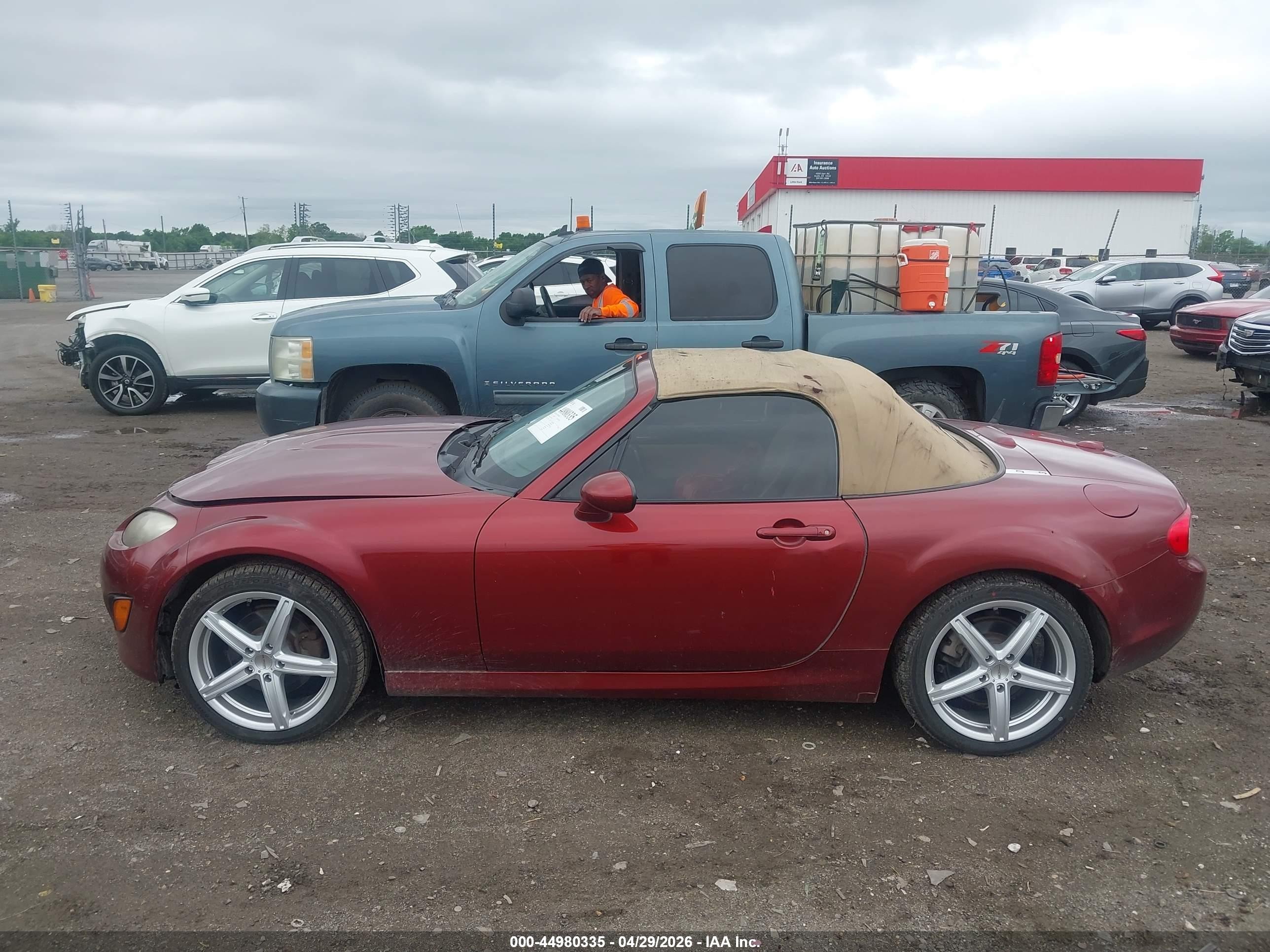 2010 Mazda Mx-5 Miata Grand Touring Red vin: JM1NC2EF0A0211139