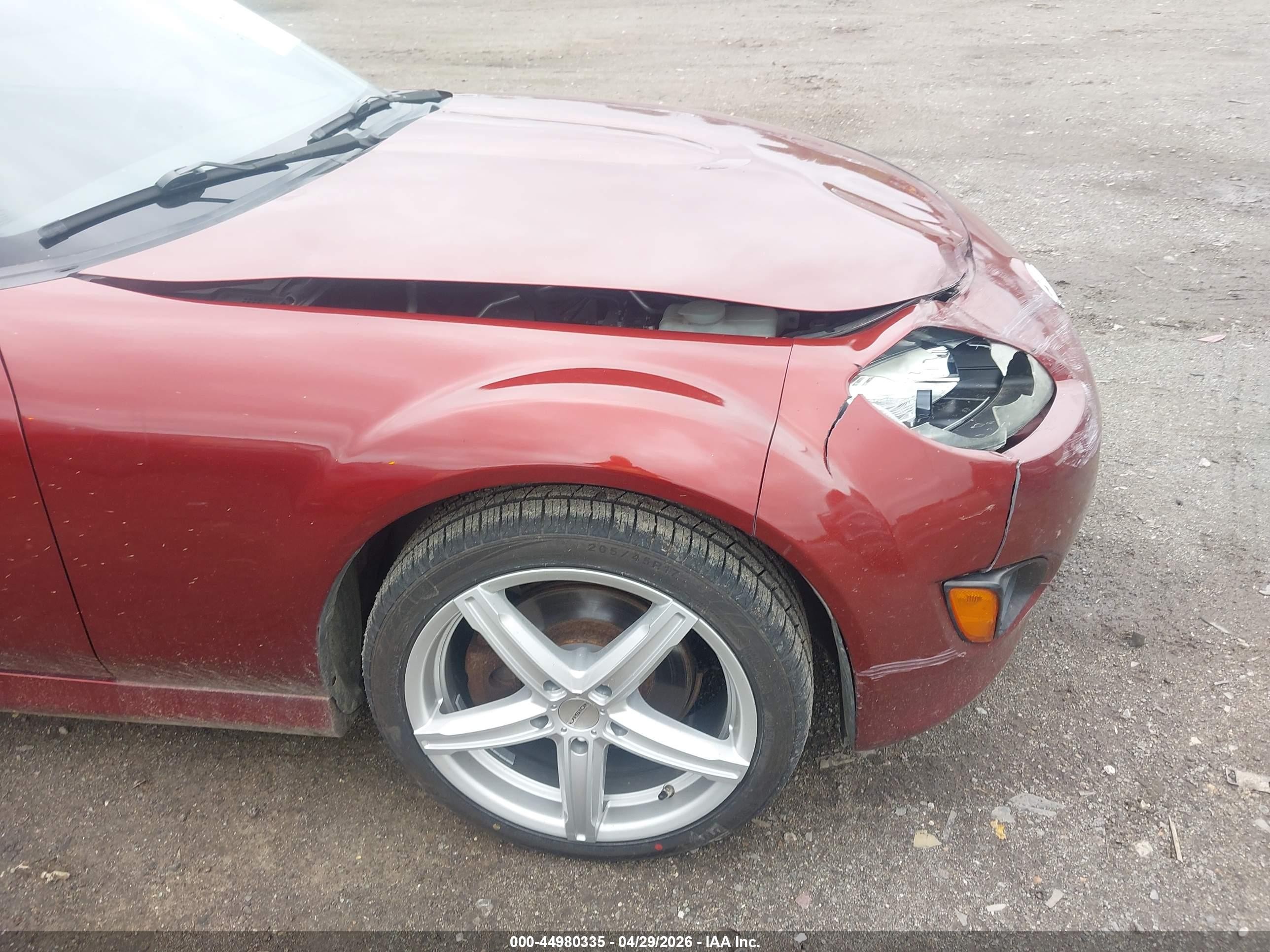 2010 Mazda Mx-5 Miata Grand Touring Red vin: JM1NC2EF0A0211139