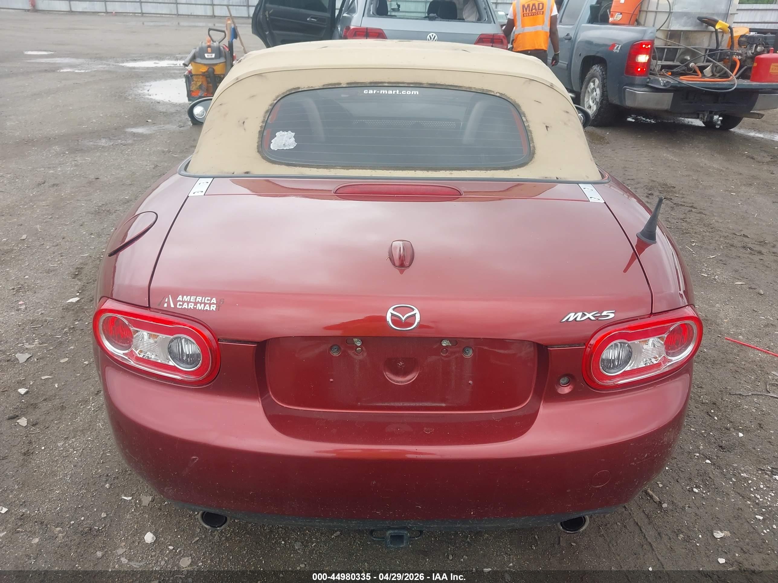 2010 Mazda Mx-5 Miata Grand Touring Red vin: JM1NC2EF0A0211139