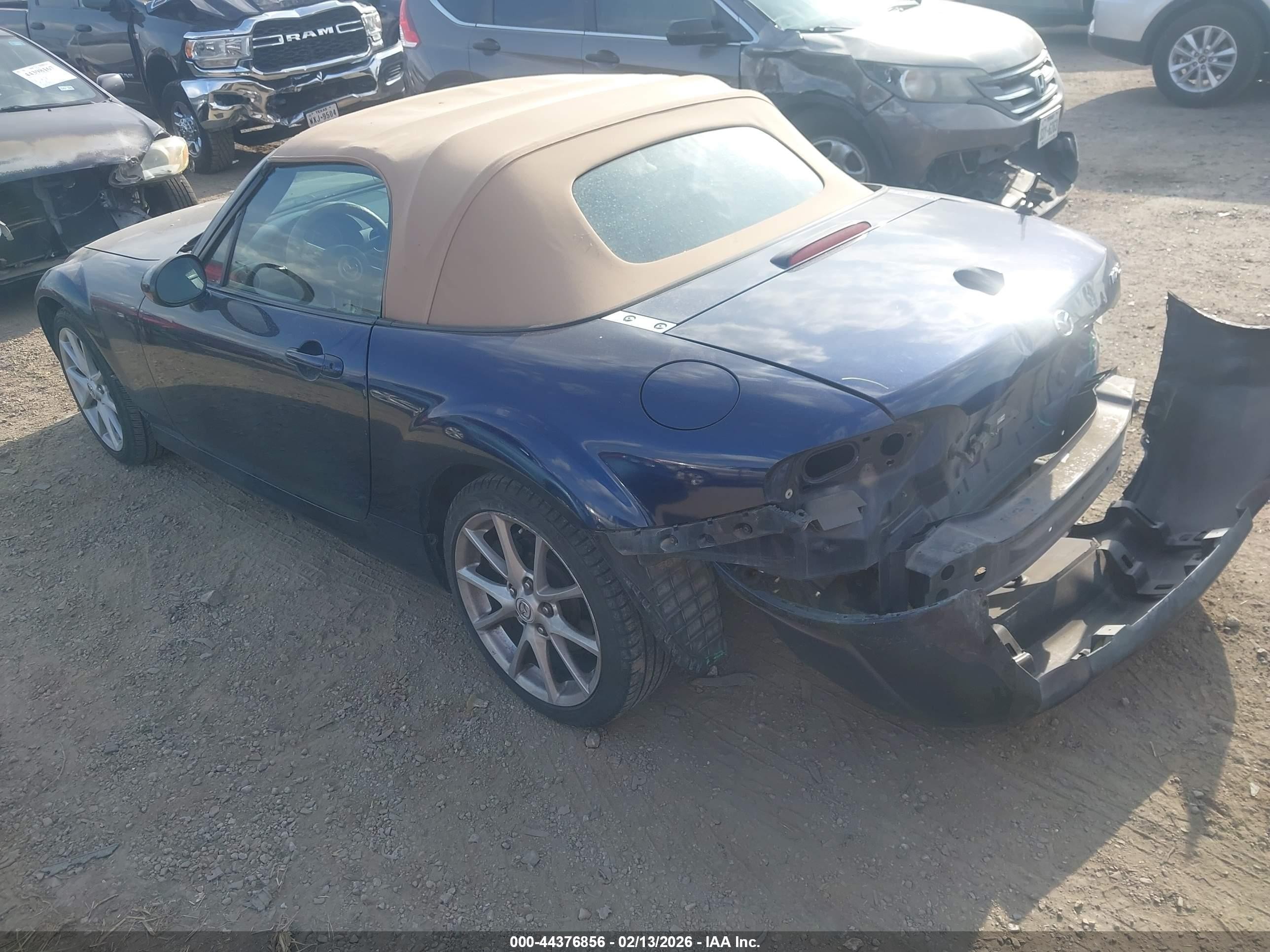 2010 Mazda Mx-5 Miata Grand Touring Blue vin: JM1NC2EF1A0208136