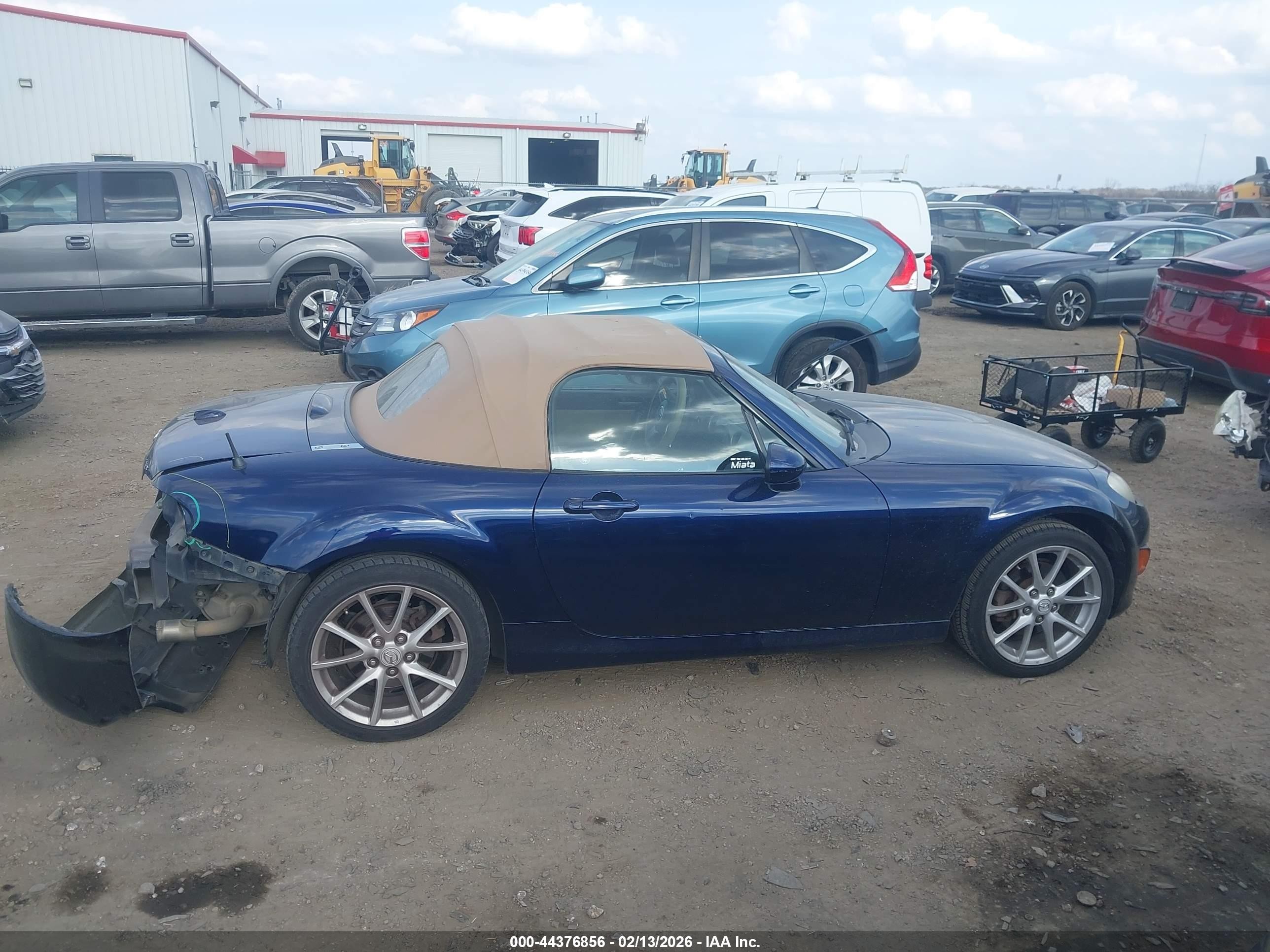 2010 Mazda Mx-5 Miata Grand Touring Blue vin: JM1NC2EF1A0208136