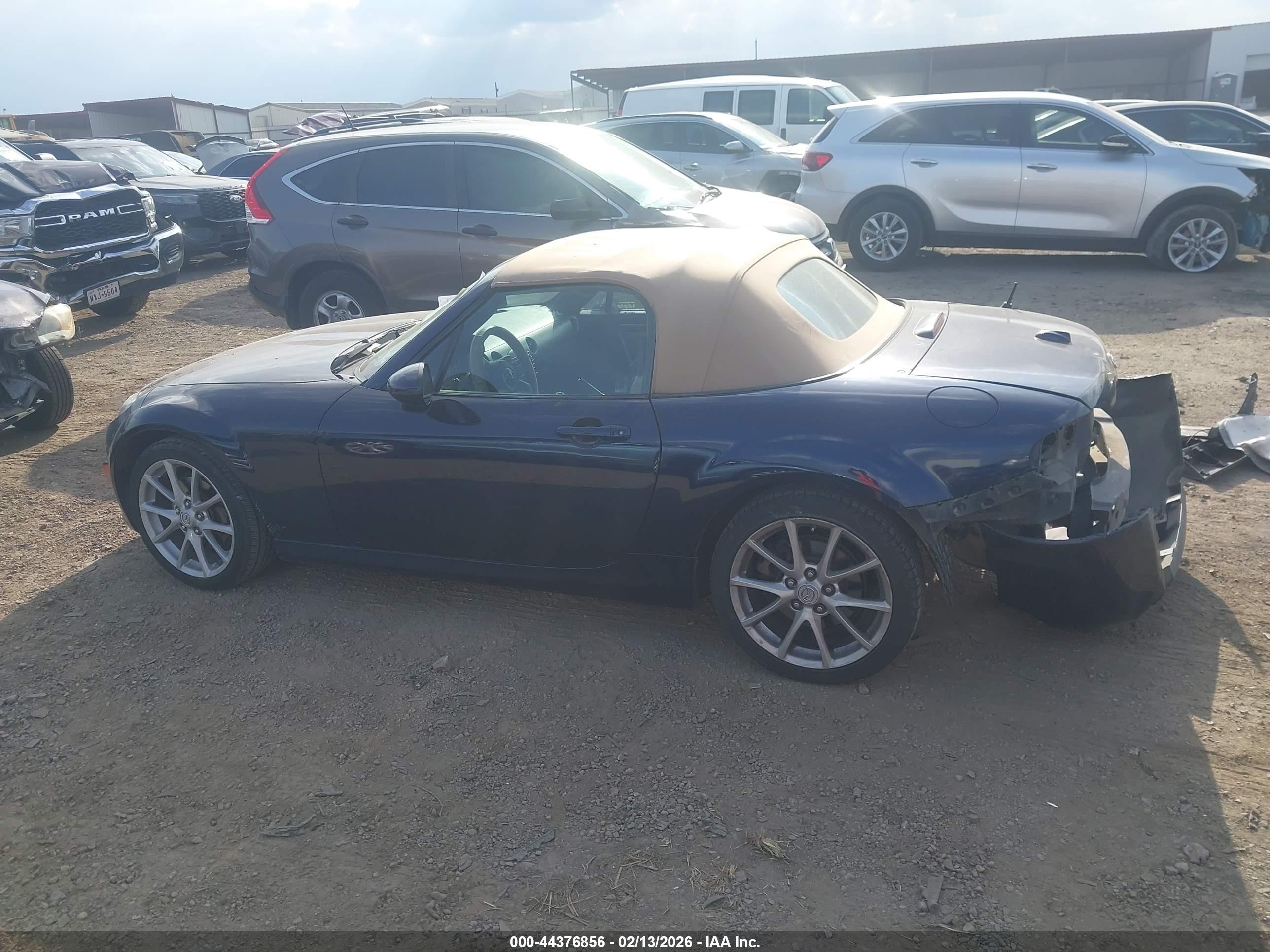 2010 Mazda Mx-5 Miata Grand Touring Blue vin: JM1NC2EF1A0208136