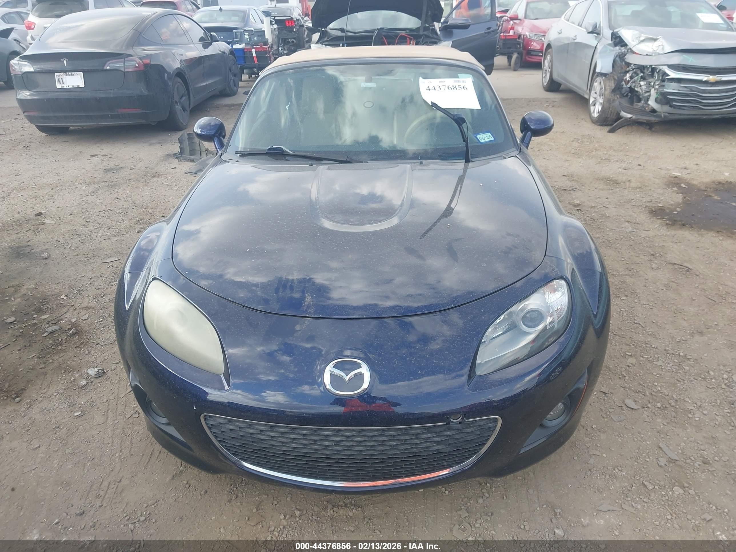 2010 Mazda Mx-5 Miata Grand Touring Blue vin: JM1NC2EF1A0208136