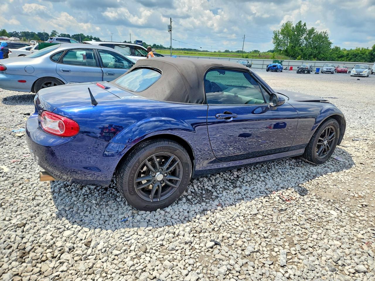 2010 Mazda Mx-5 Miata Blue vin: JM1NC2EF1A0208170