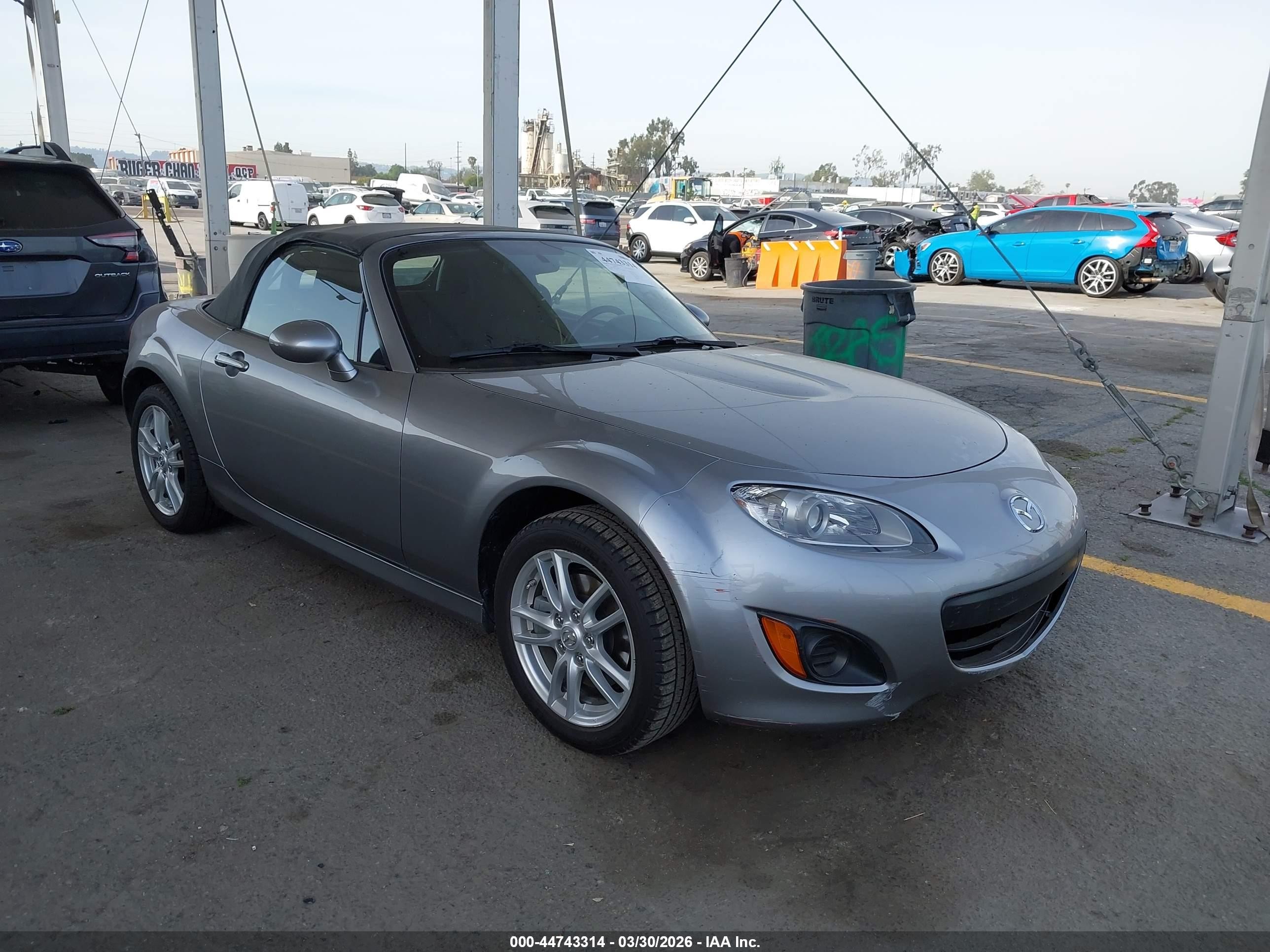 2010 Mazda Mx-5 Miata Sport Silver vin: JM1NC2EF2A0206833