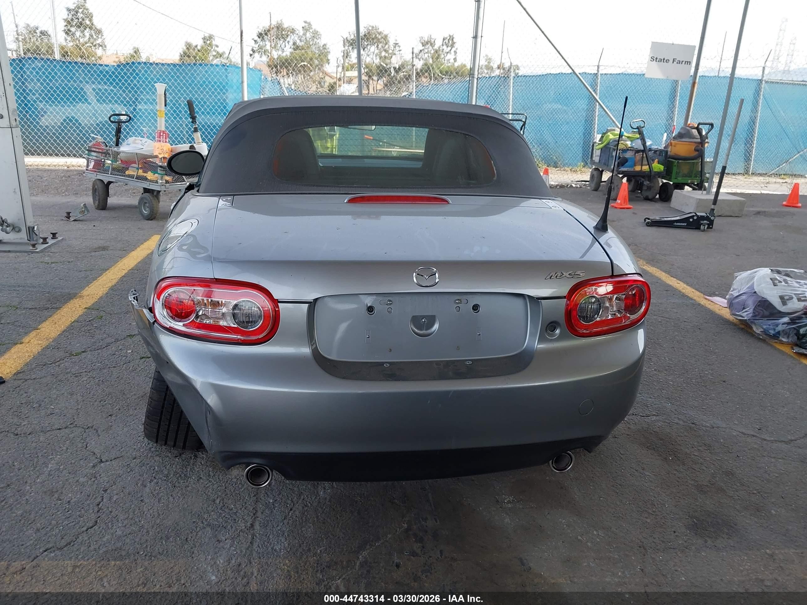 2010 Mazda Mx-5 Miata Sport Silver vin: JM1NC2EF2A0206833