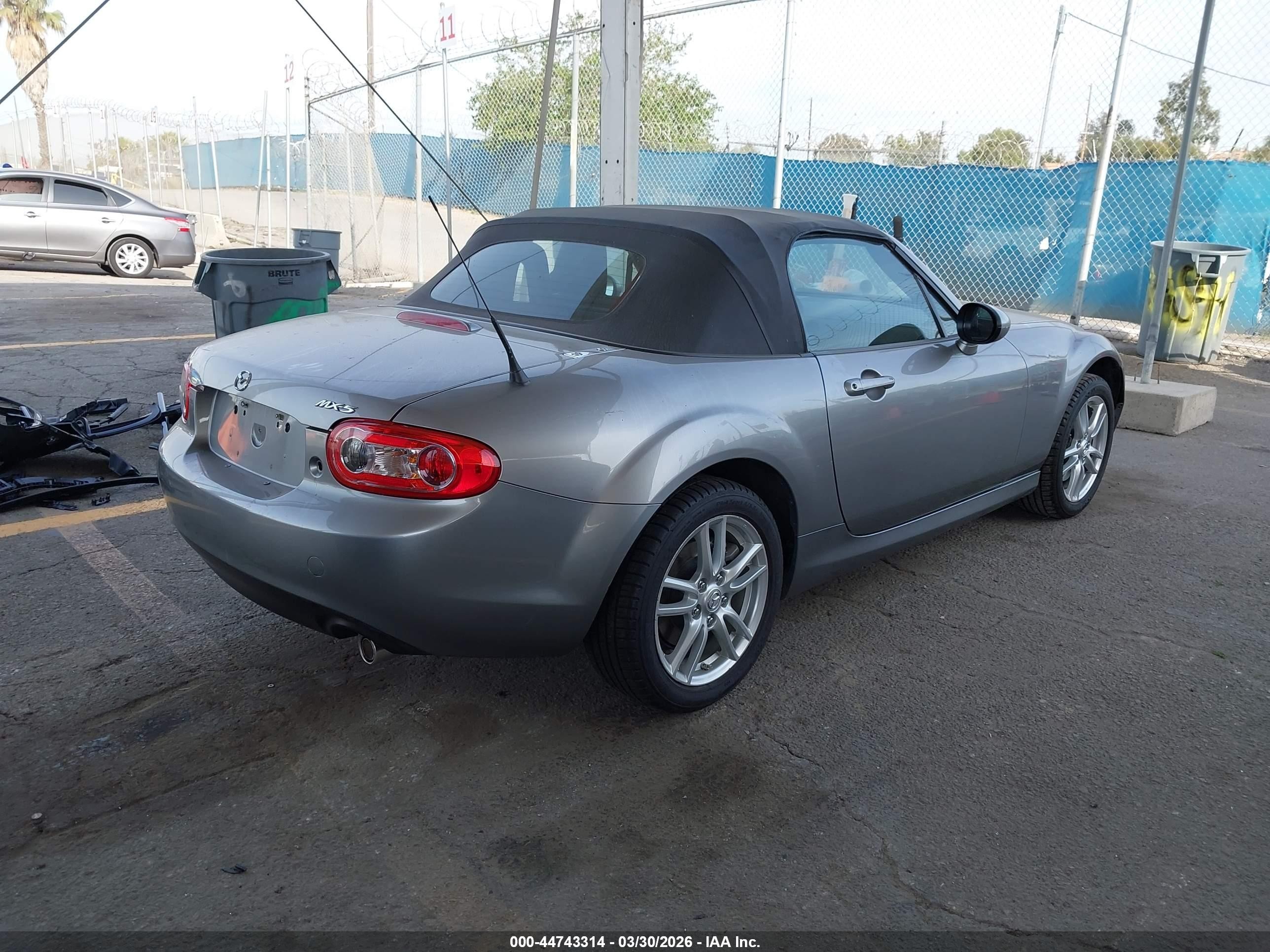 2010 Mazda Mx-5 Miata Sport Silver vin: JM1NC2EF2A0206833