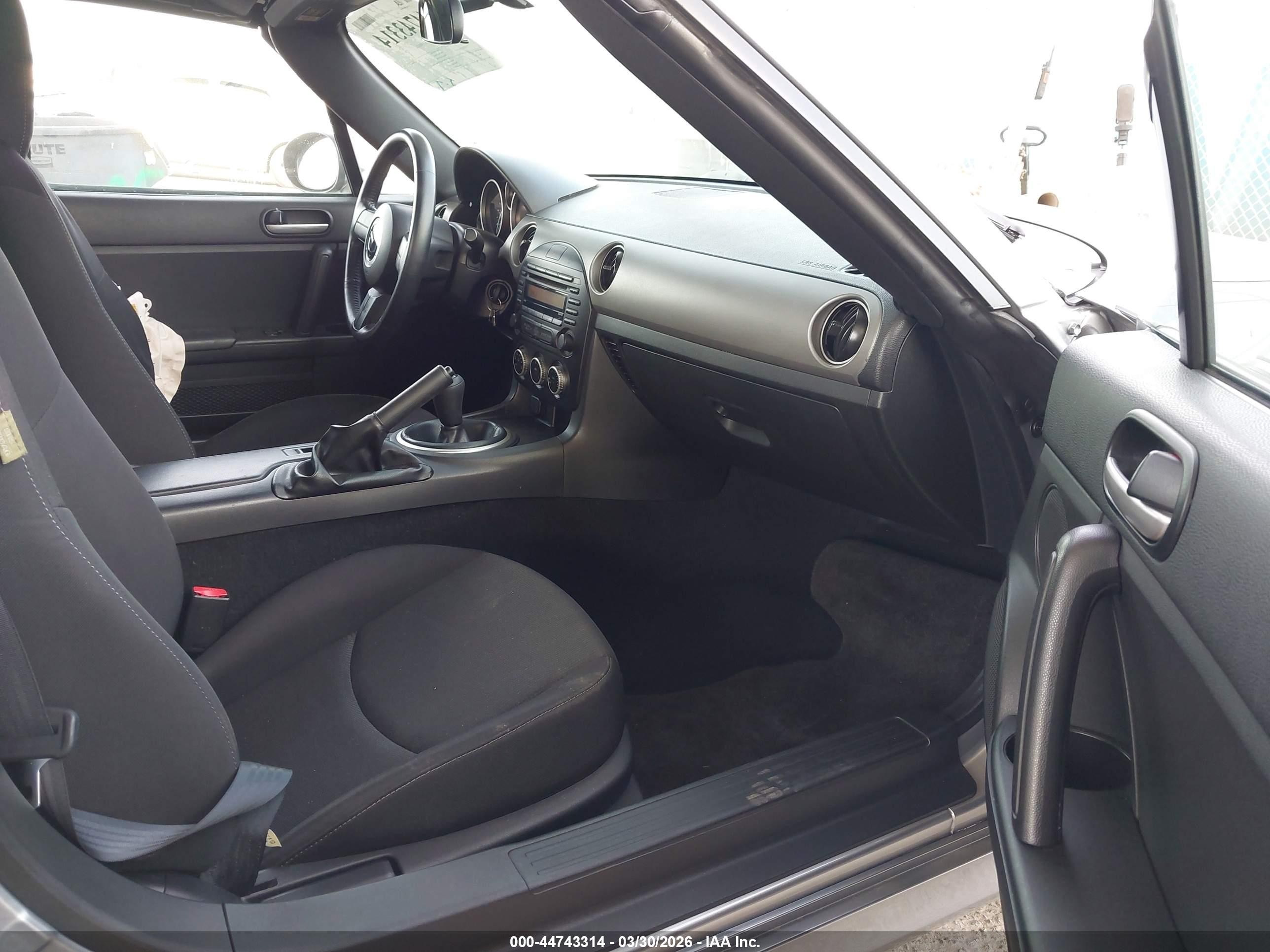 2010 Mazda Mx-5 Miata Sport Silver vin: JM1NC2EF2A0206833