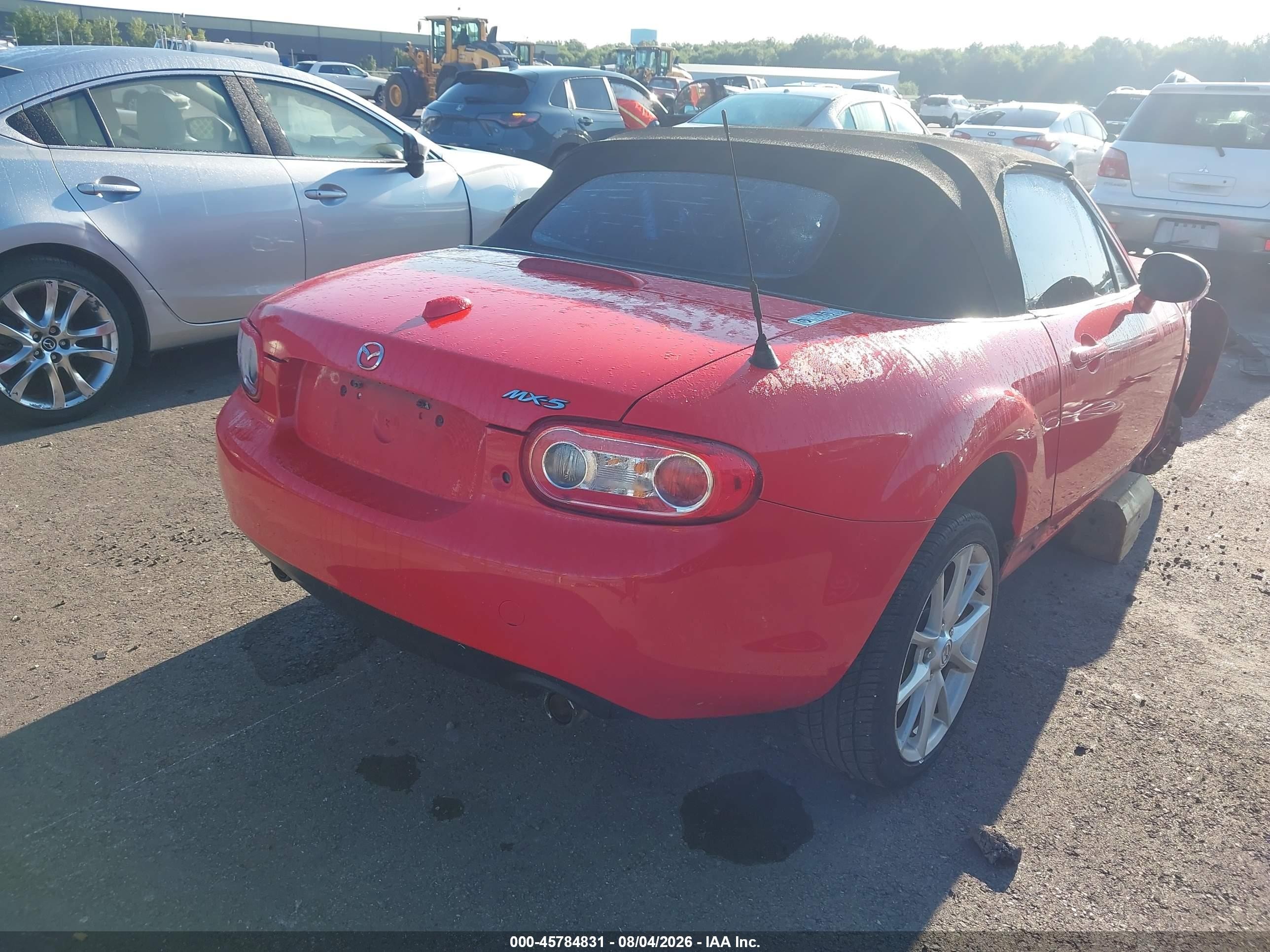 2010 Mazda Mx-5 Miata Grand Touring Red vin: JM1NC2EF7A0212224